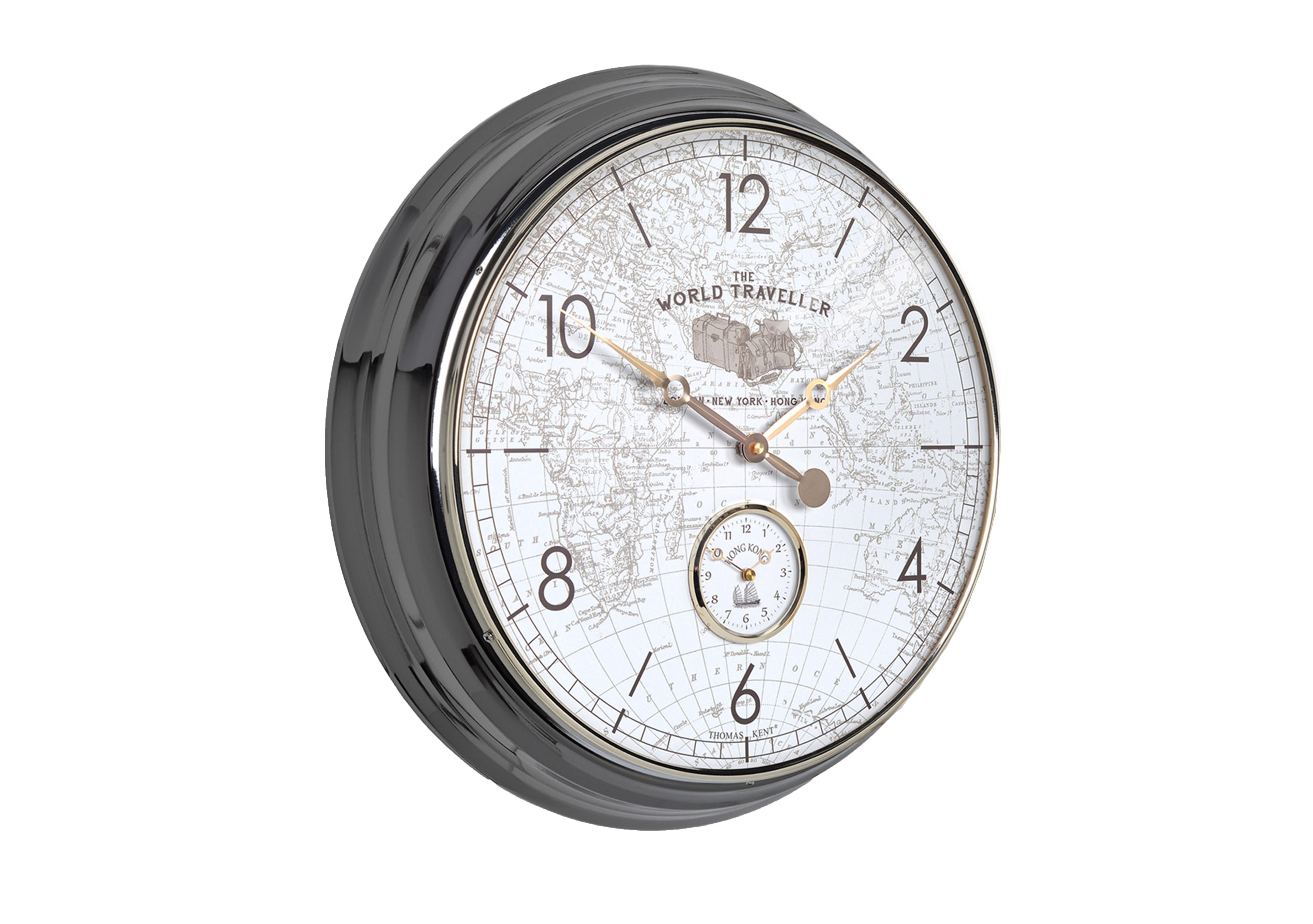 World Traveller Wall Clock in  on Furniture Village