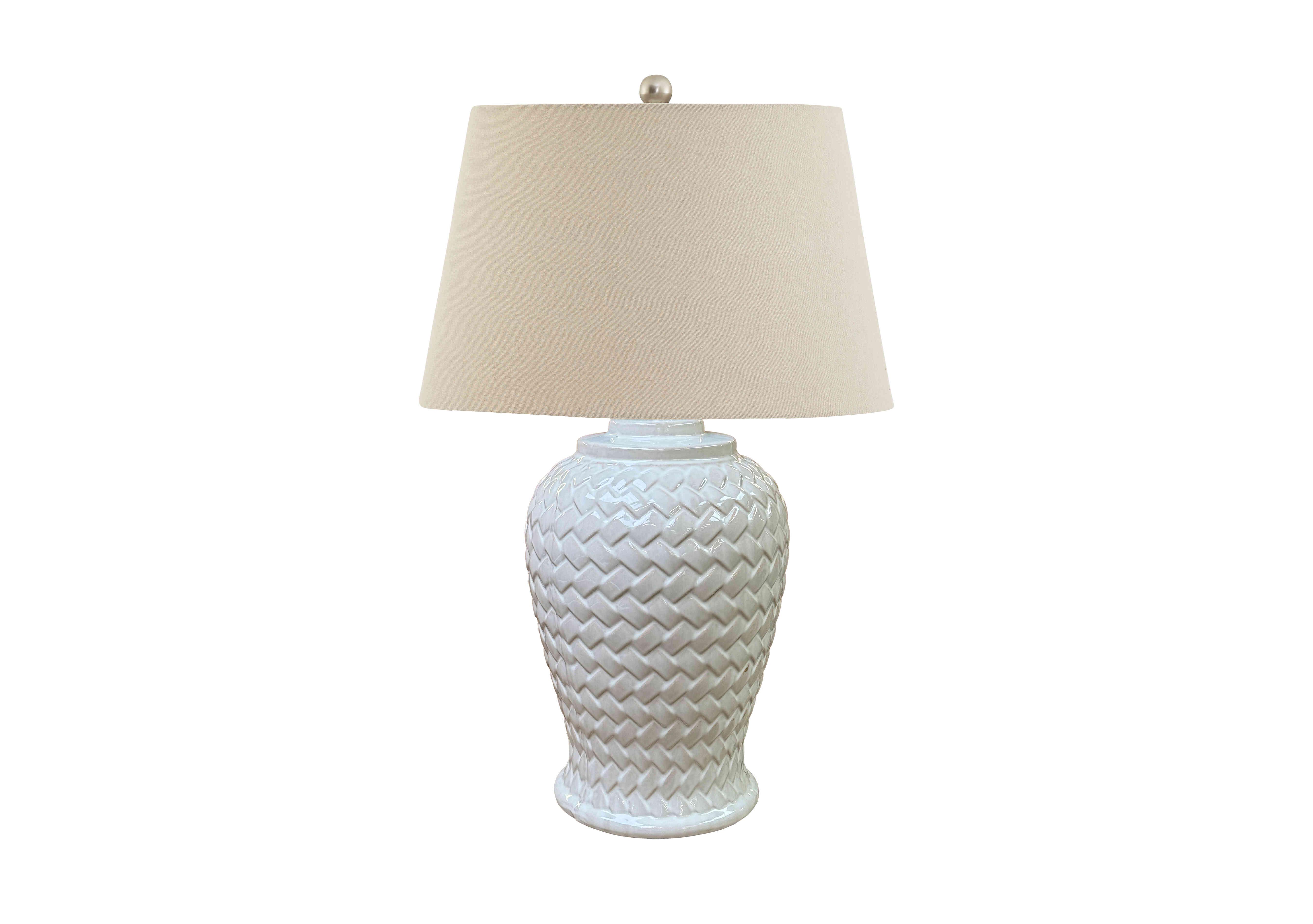 Woven Table Lamp in  on Furniture Village