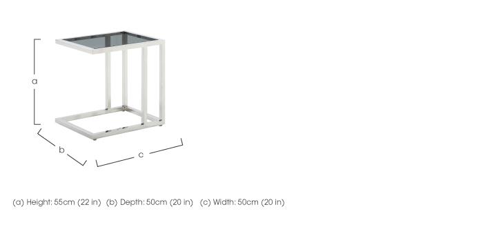 Yoko Lamp Table in  on Furniture Village