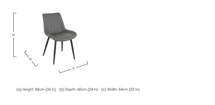 Yoyo Pair of Dining Chairs in  on Furniture Village