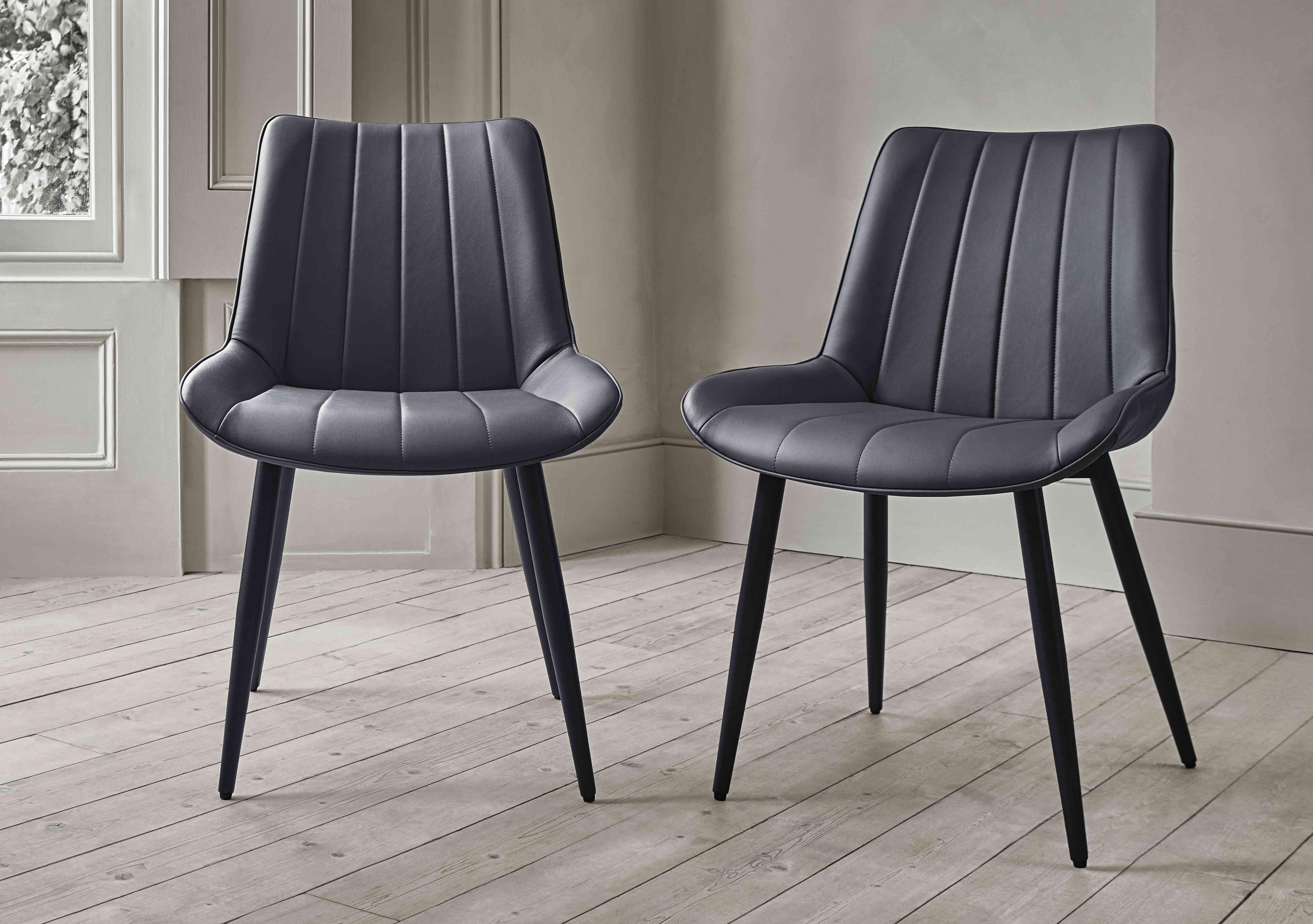 Yoyo Pair of Dining Chairs in  on Furniture Village