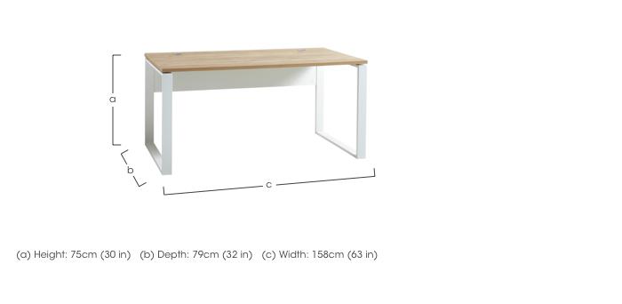 Zane Desk in  on Furniture Village
