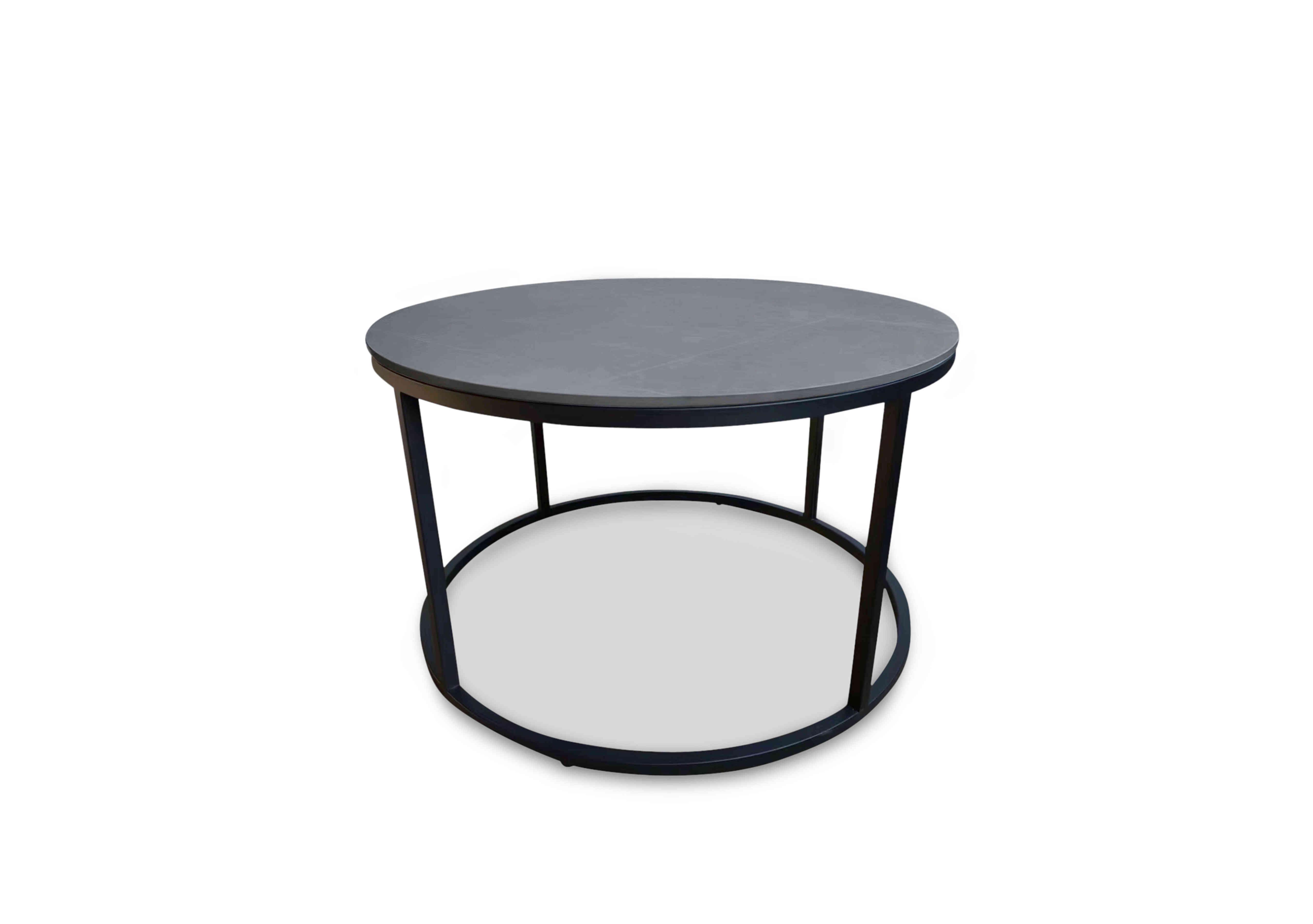 Zeus Round Coffee Table in  on Furniture Village