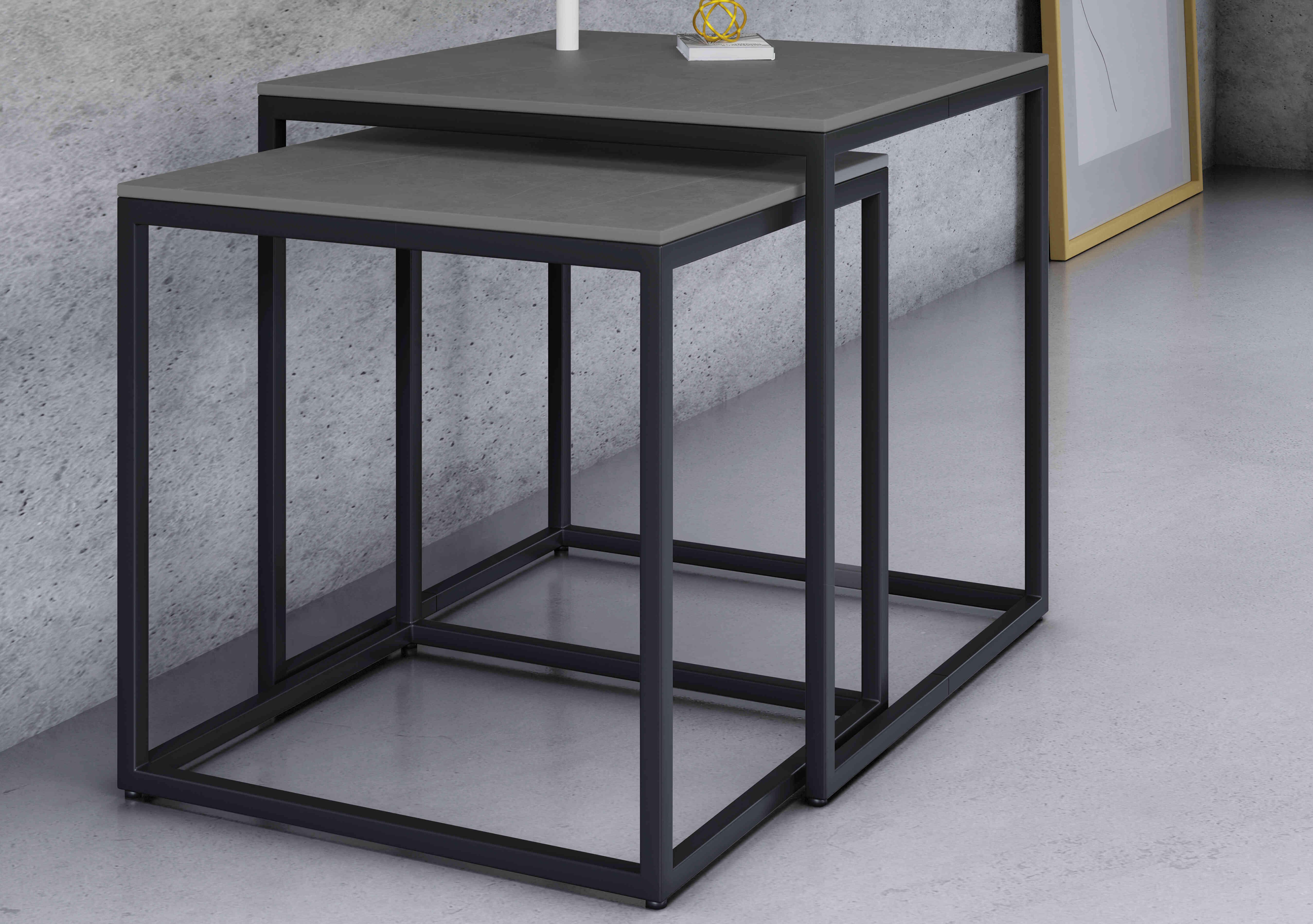 Zeus Square Nest of Tables in  on Furniture Village