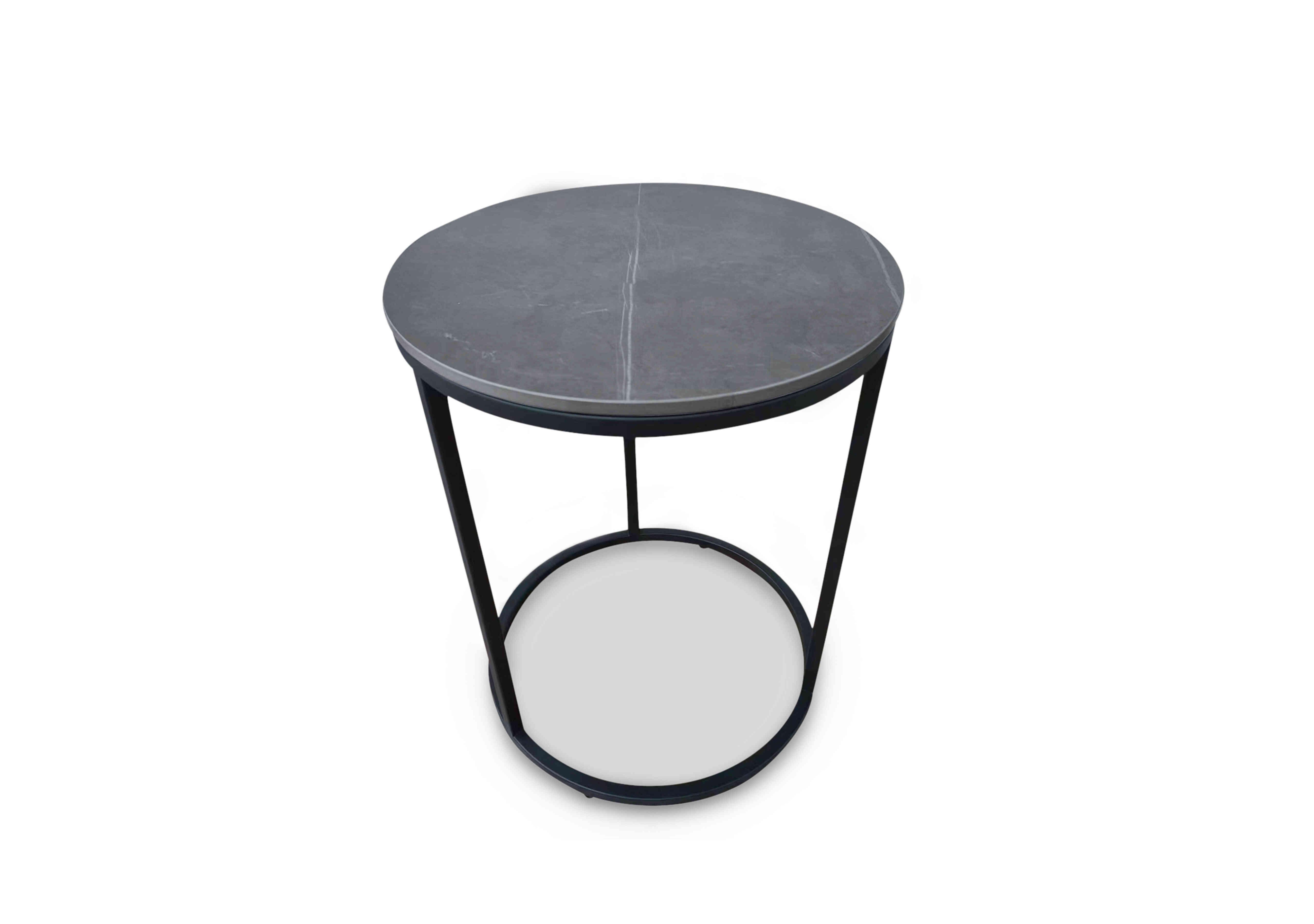 Zeus Round Lamp Table in  on Furniture Village
