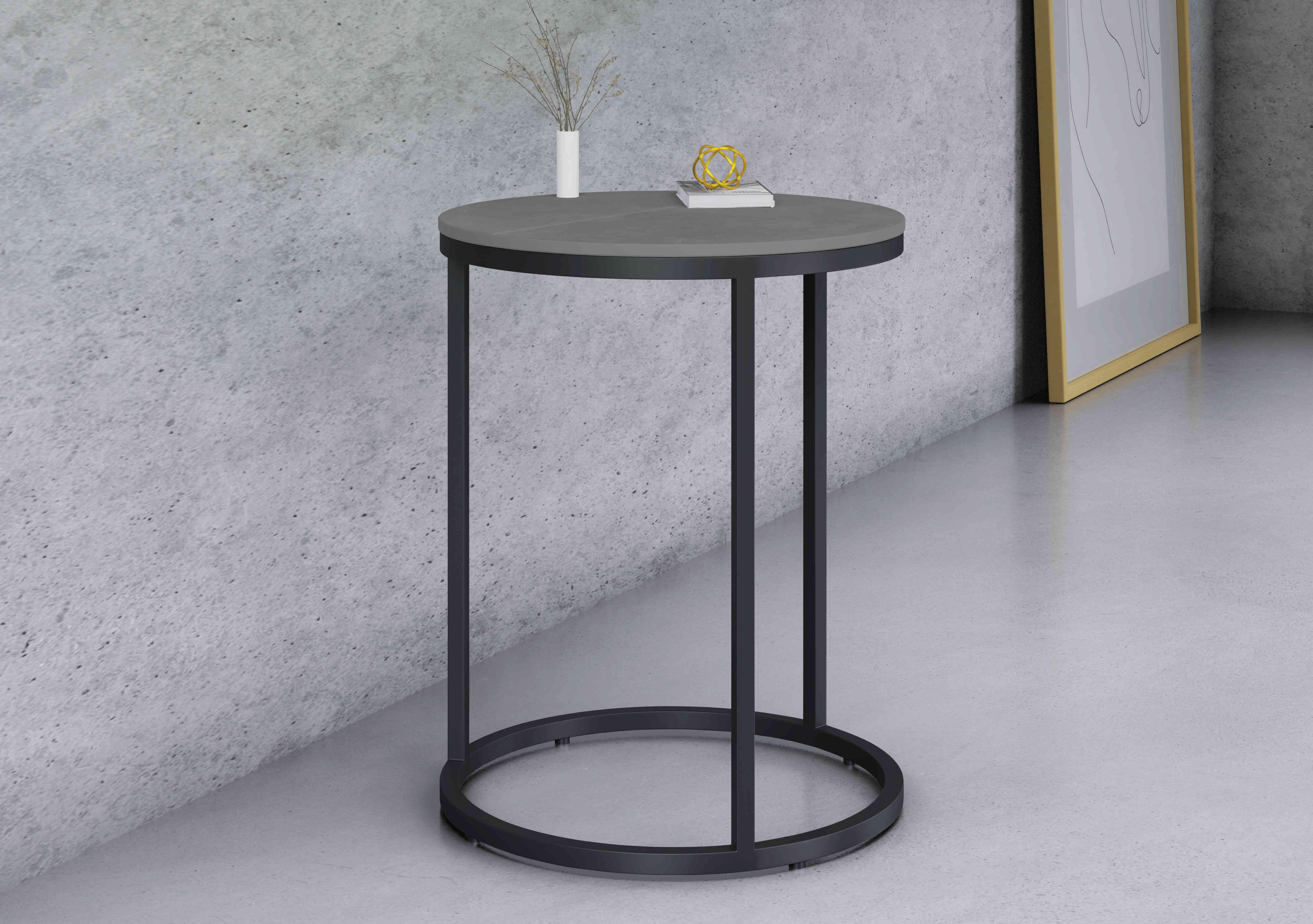 Zeus Round Lamp Table in  on Furniture Village