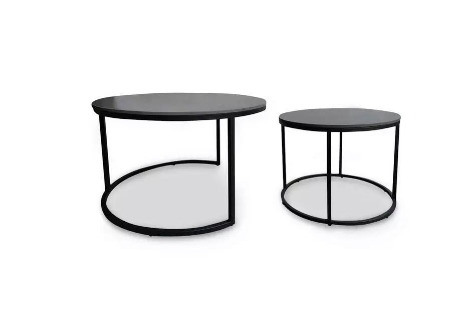 Zeus Round Nest of Coffee Tables