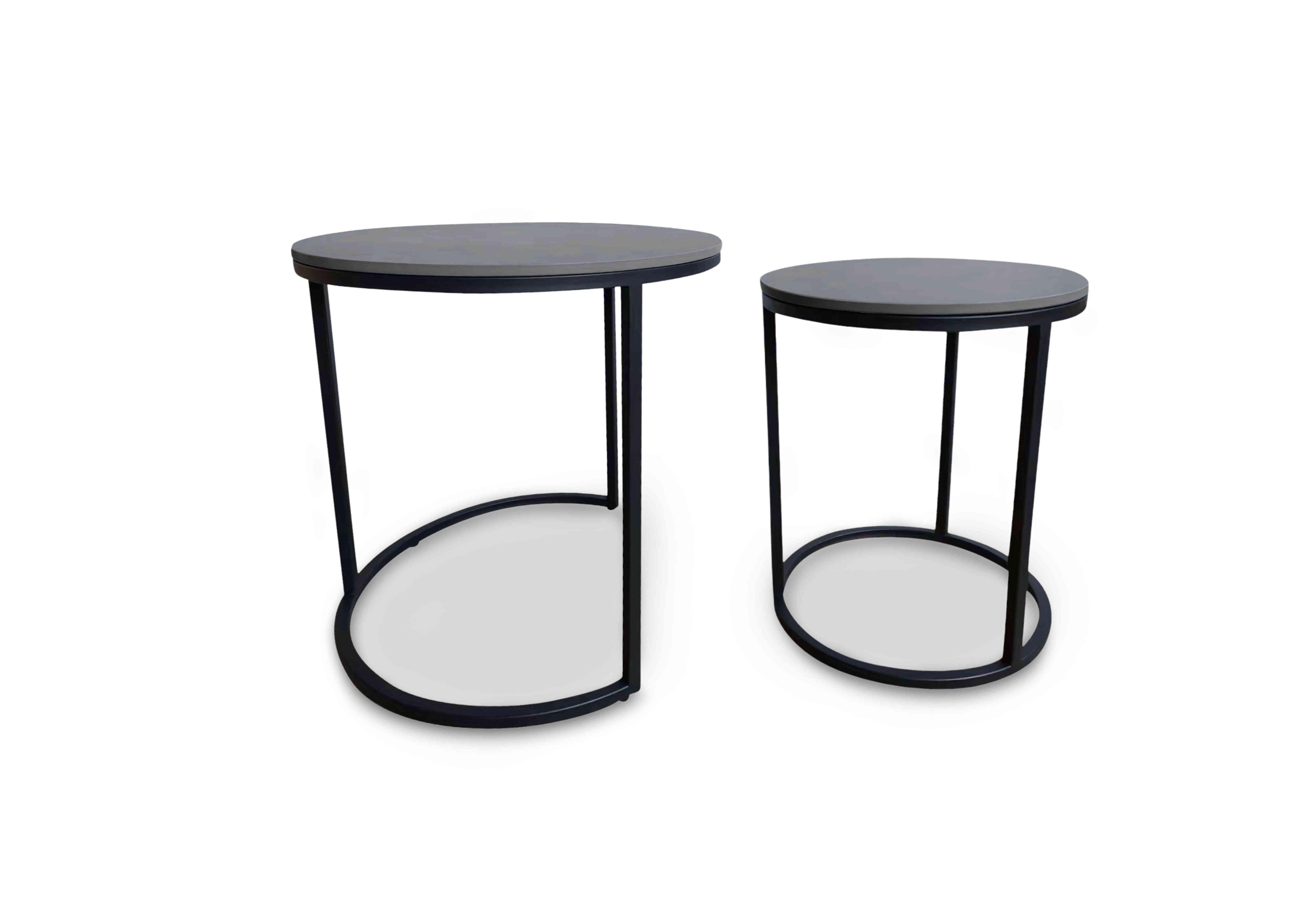 Zeus Round Nest of Lamp Tables in  on Furniture Village