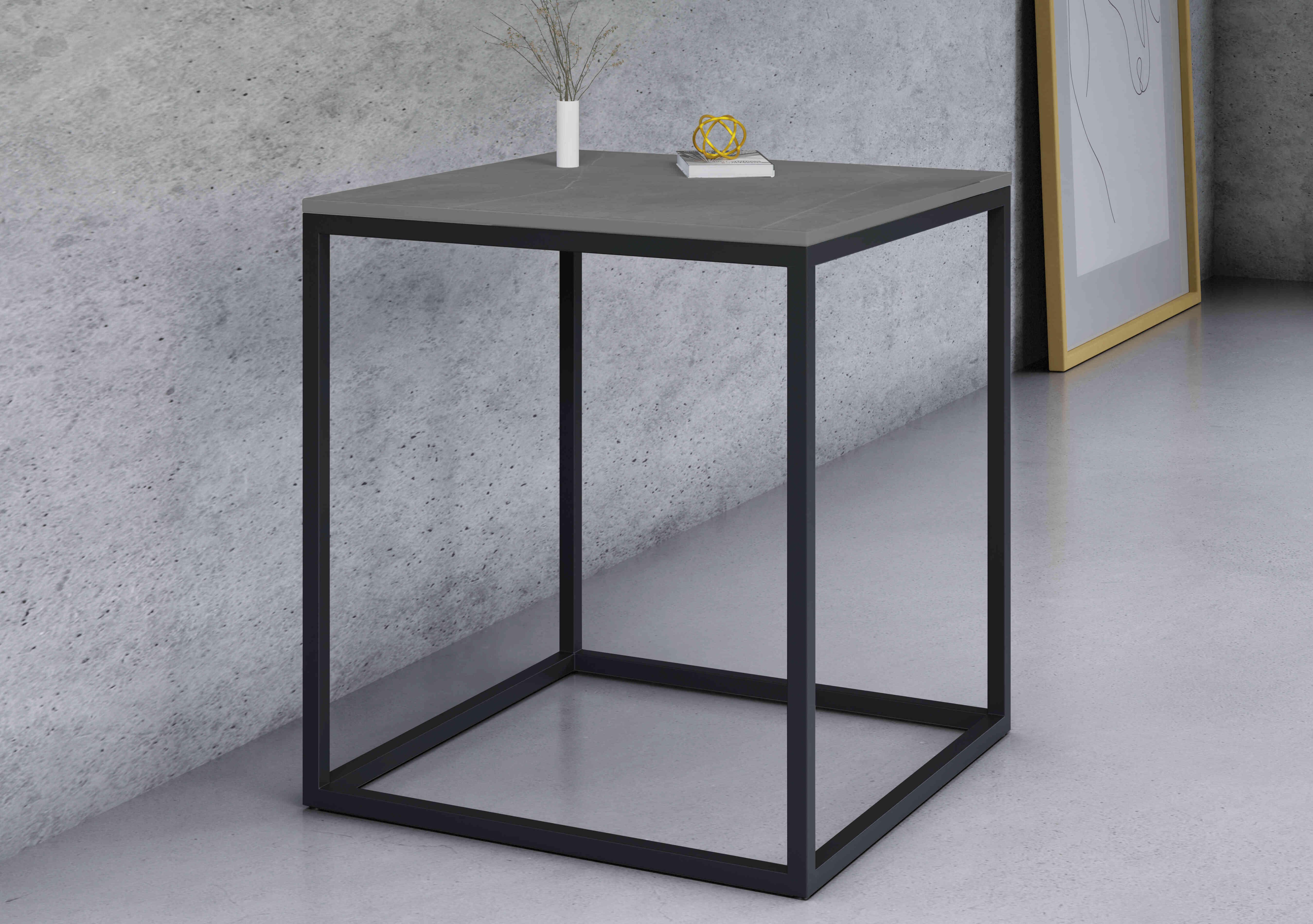 Zeus Square Lamp Table in  on Furniture Village