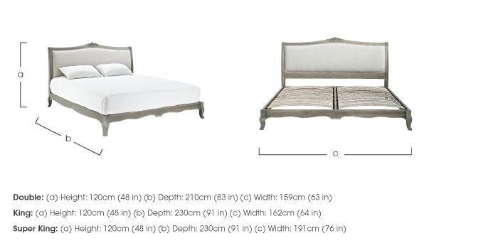 Camille Bed Frame in  on Furniture Village