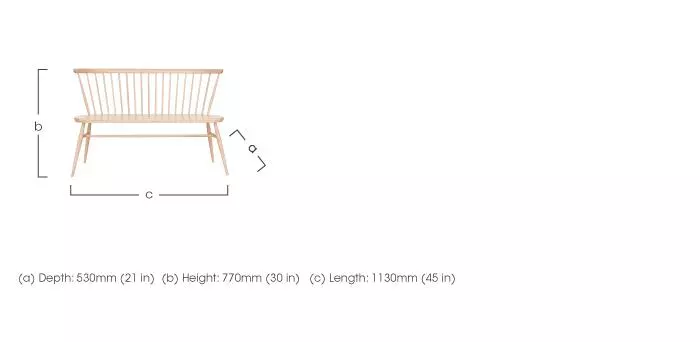 Ercol originals love seat hotsell