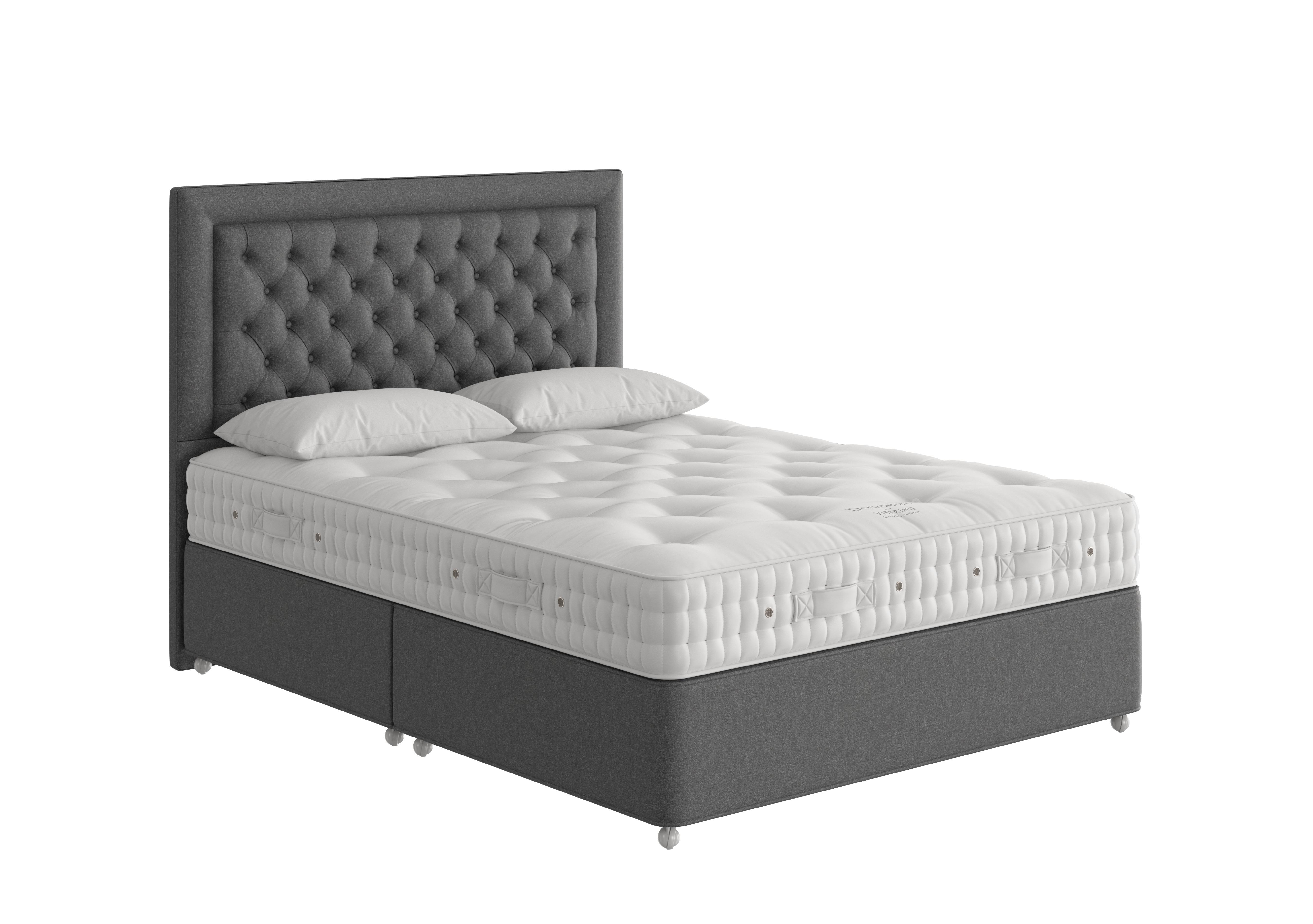 Devonshire Divan Set in 2306 Tweed Charcoal on Furniture Village