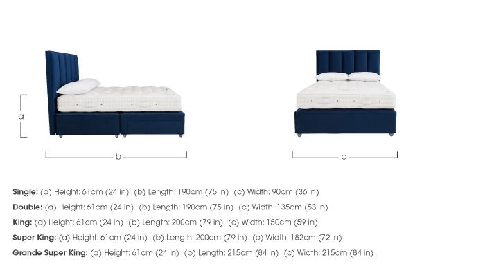Herald Superb Pocket Sprung Divan Set in  on Furniture Village