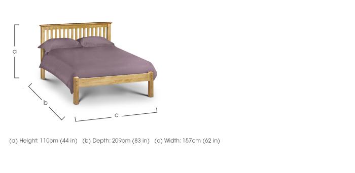 Chilton Pine Low Foot Bed Frame in  on Furniture Village