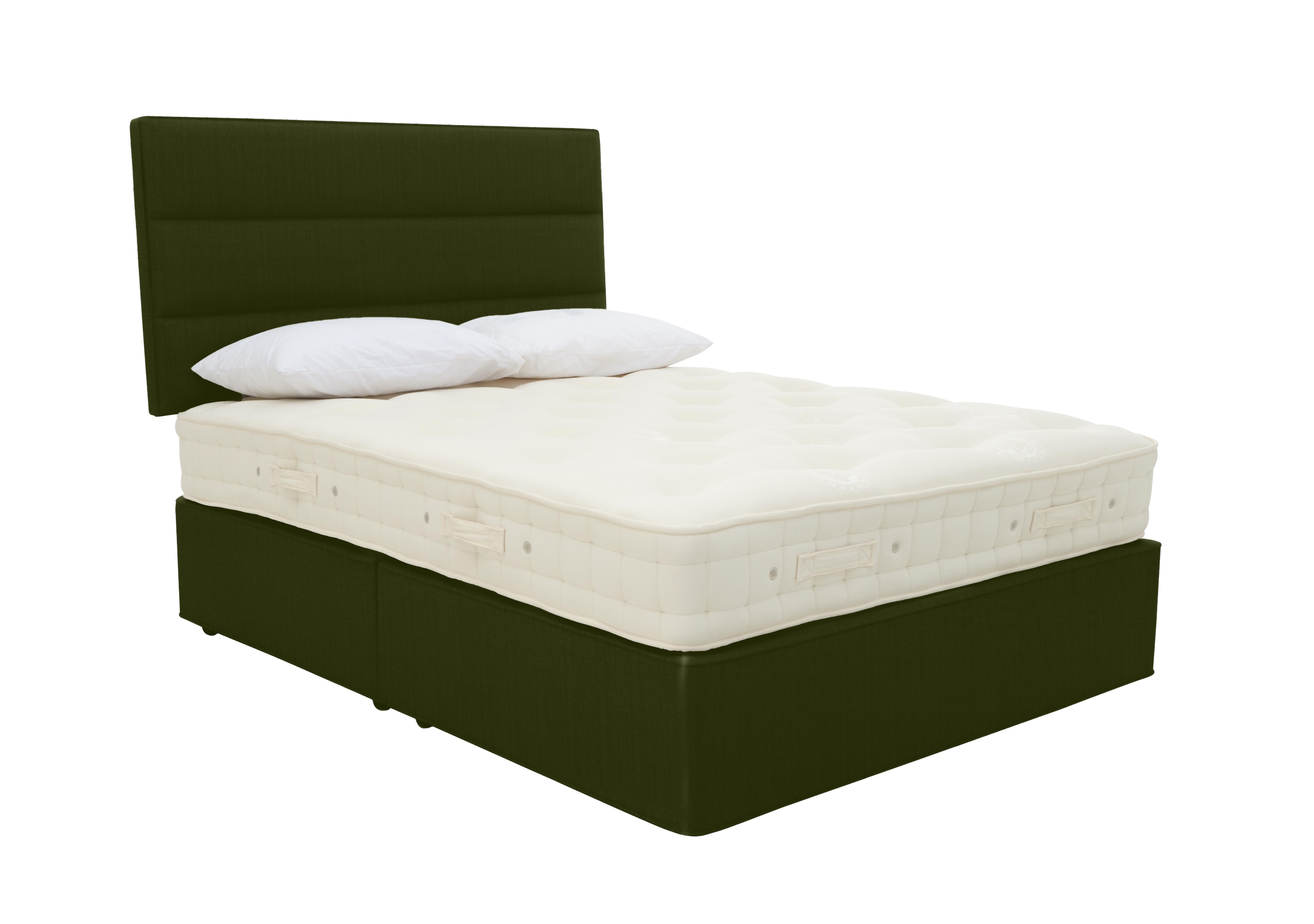 Bespoke Bliss Divan Set in Zenith 501 Palm on Furniture Village