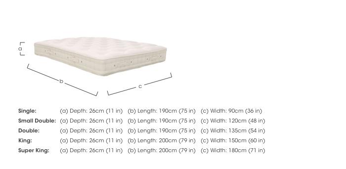 Bespoke Bliss Mattress in  on Furniture Village