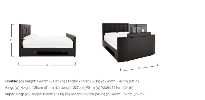 Chicago TV Bed in  on Furniture Village