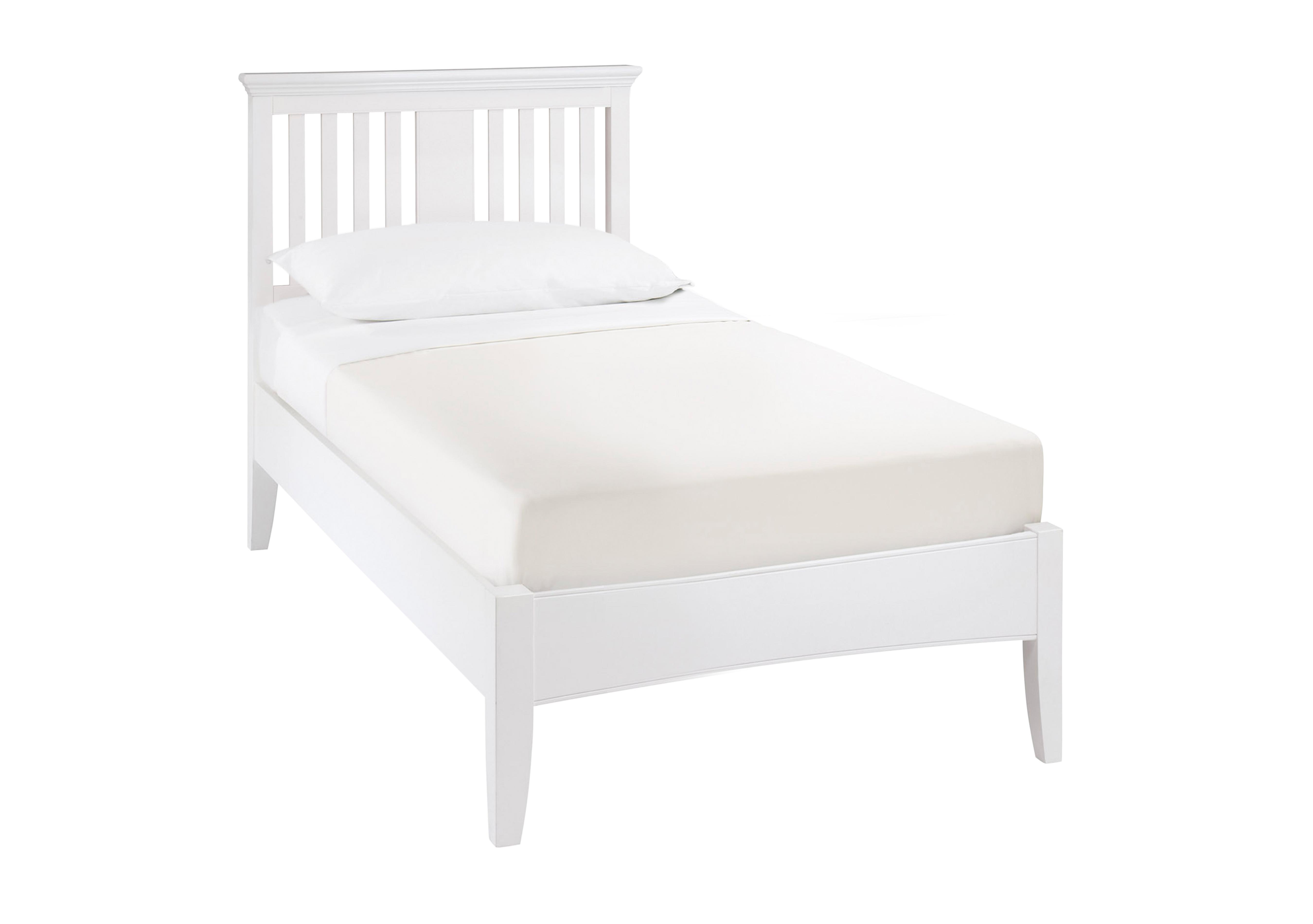 Emily Bed Frame in White on Furniture Village