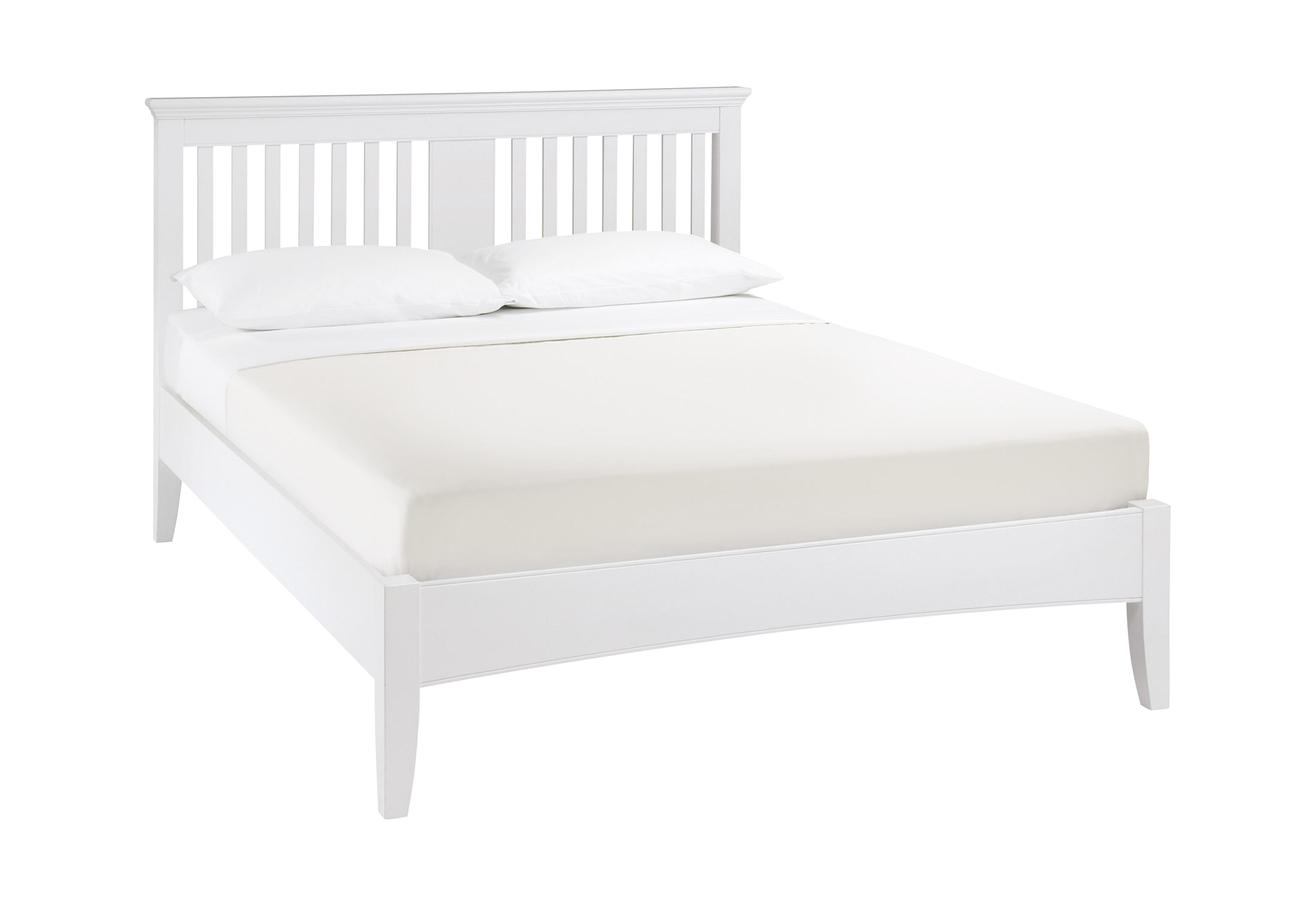 Emily Bed Frame in White on Furniture Village