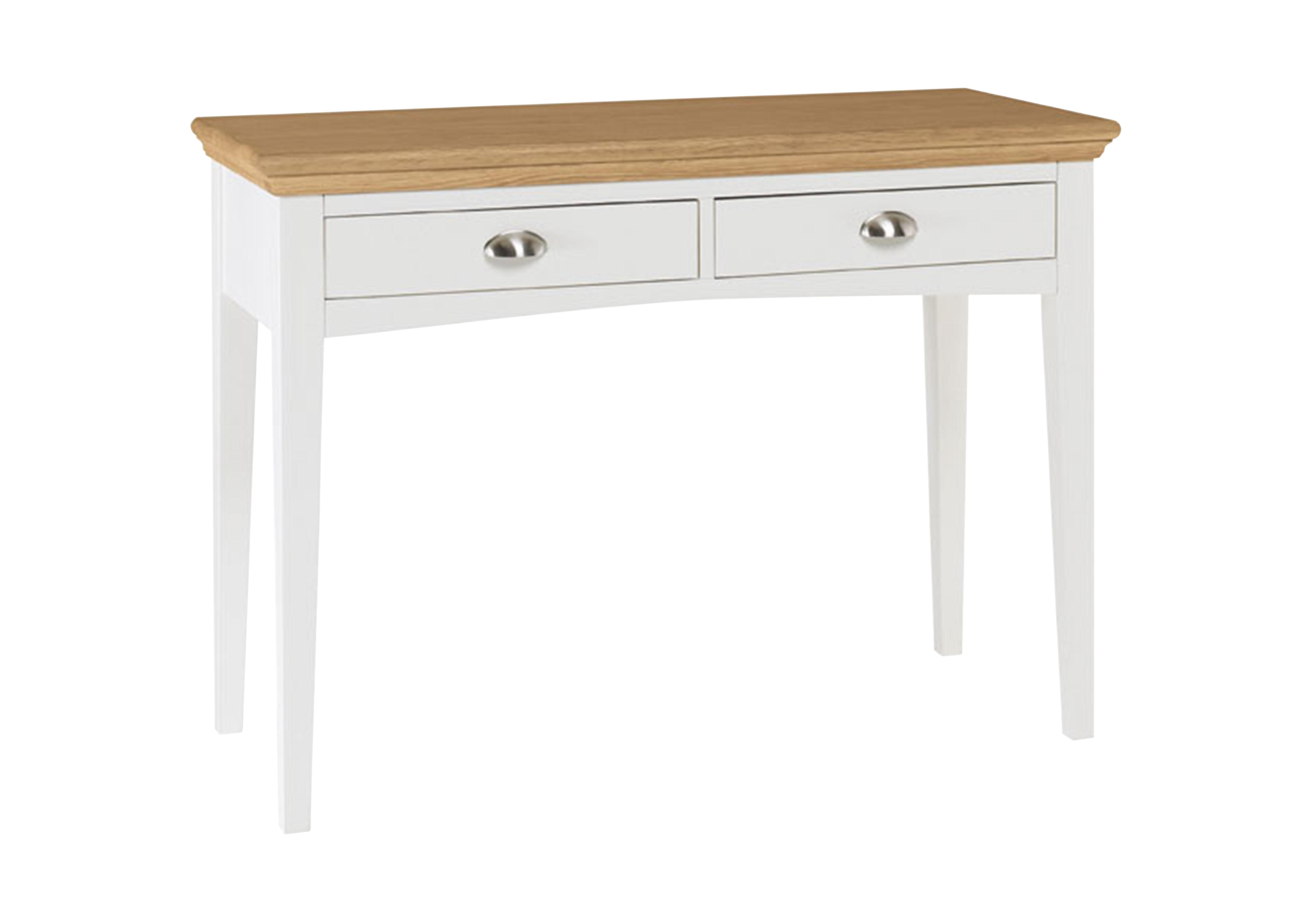 Emily Dressing Table in Ivory And Oak on Furniture Village