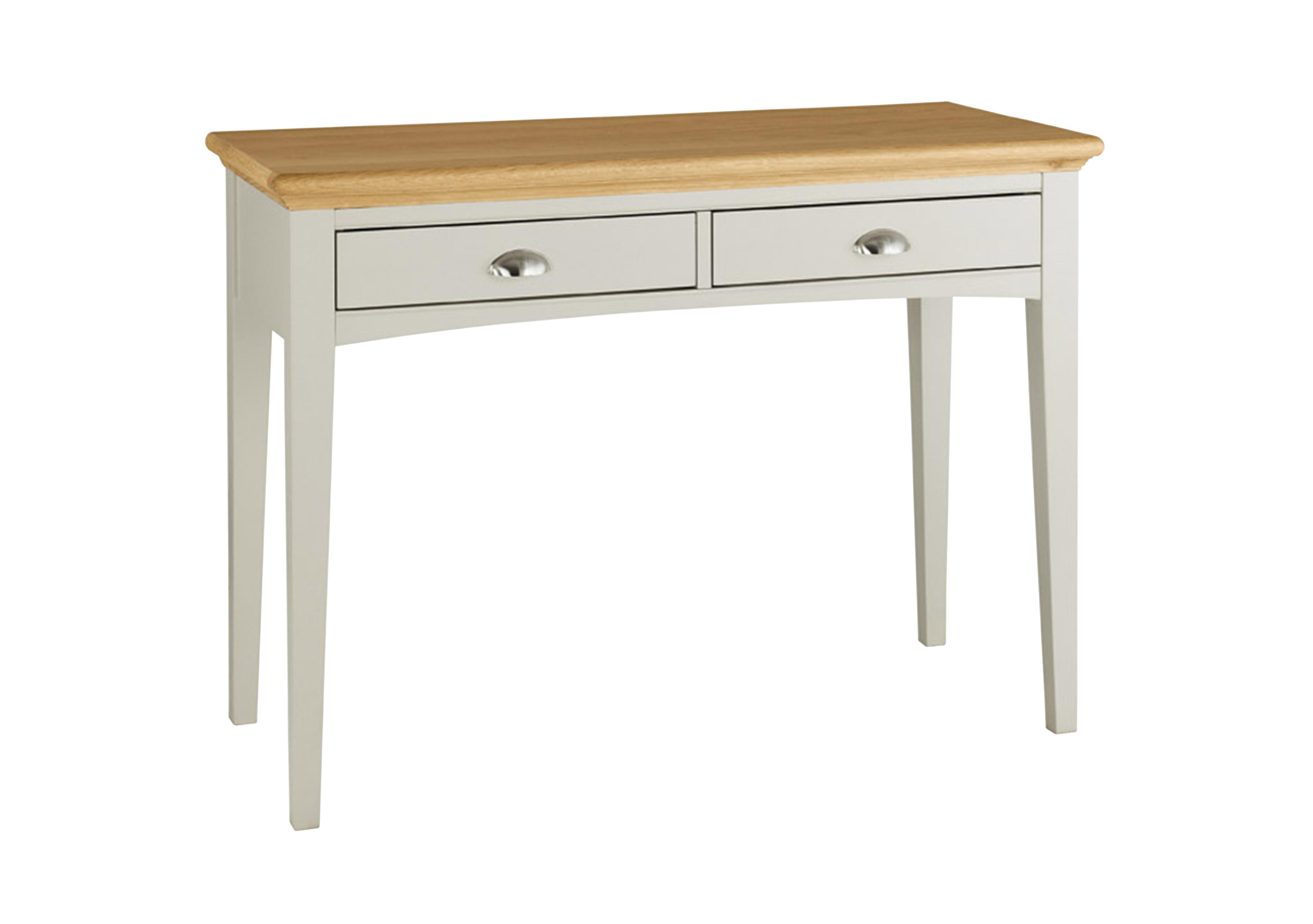 Emily Dressing Table in Soft Grey And Oak on Furniture Village