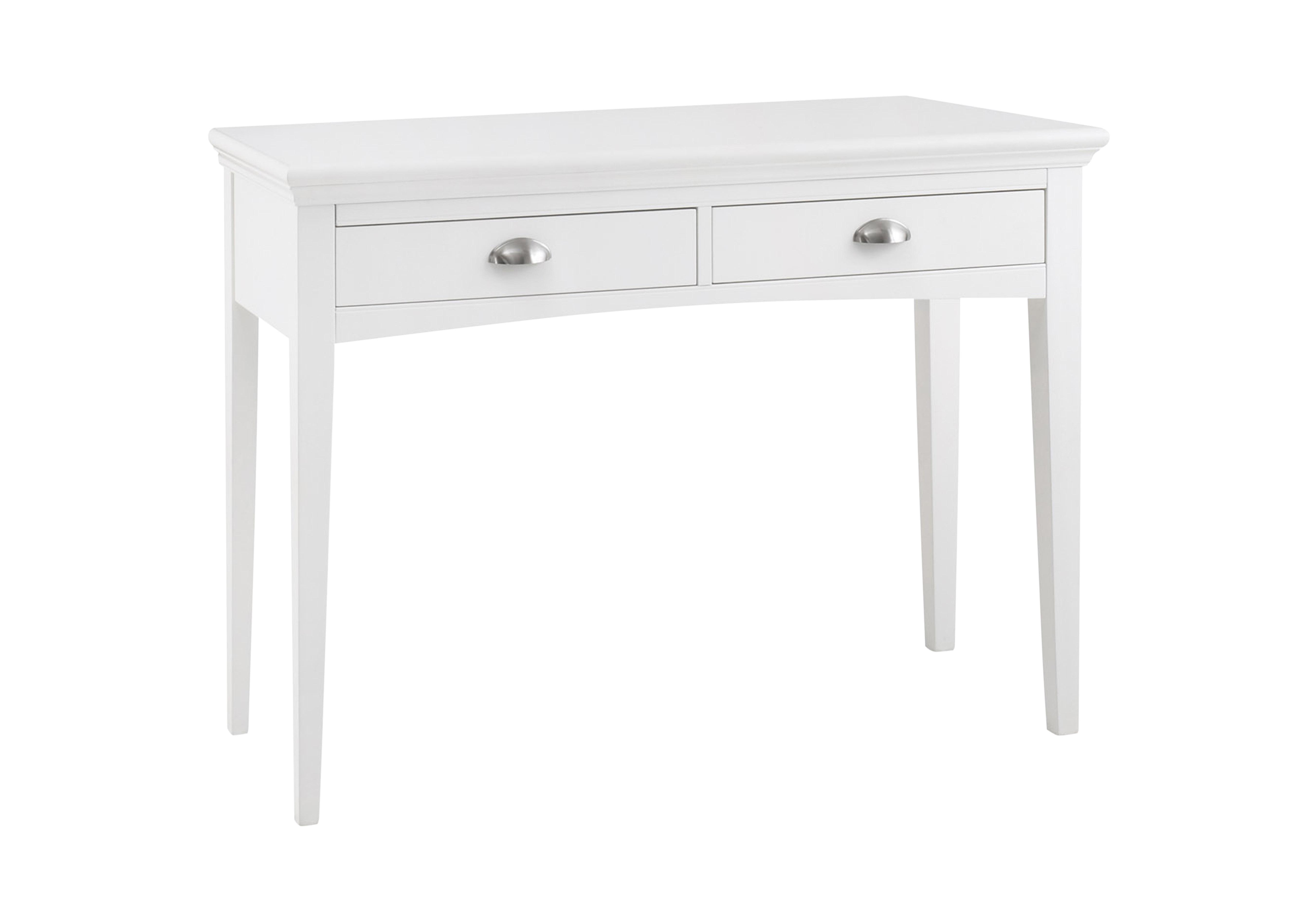 Emily Dressing Table in White on Furniture Village
