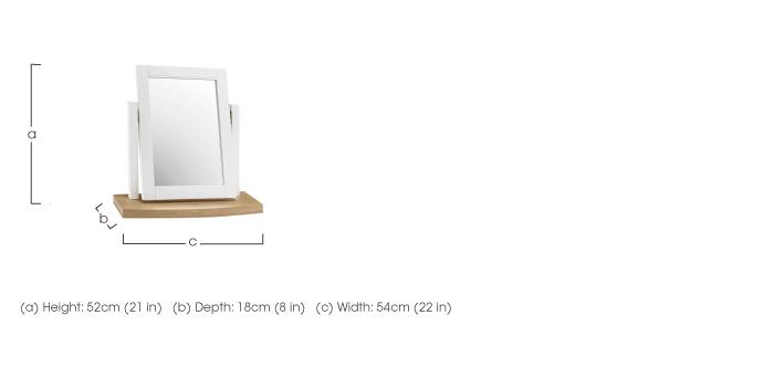 Emily Vanity Mirror in  on Furniture Village