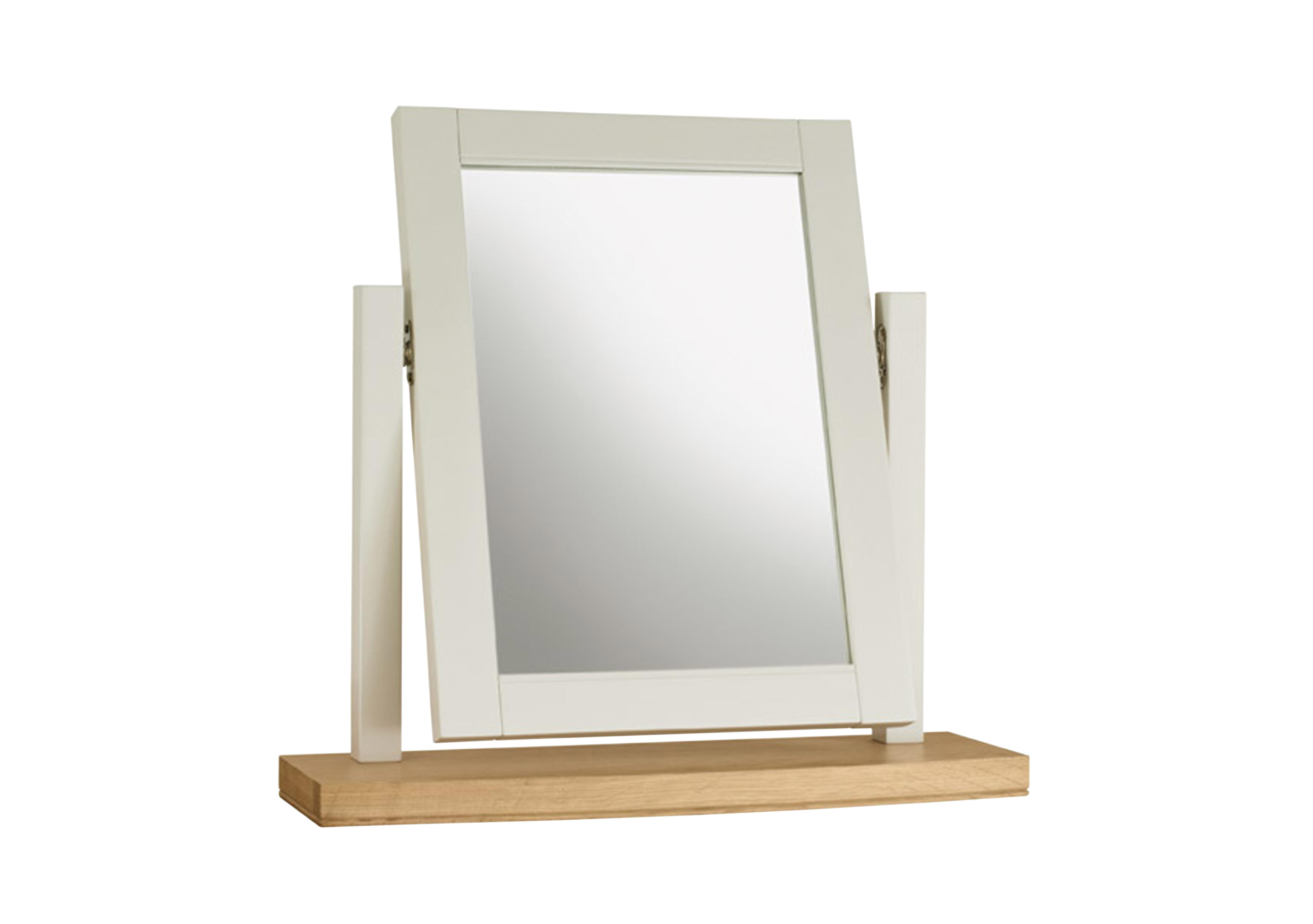 Emily Vanity Mirror in Soft Grey And Oak on Furniture Village
