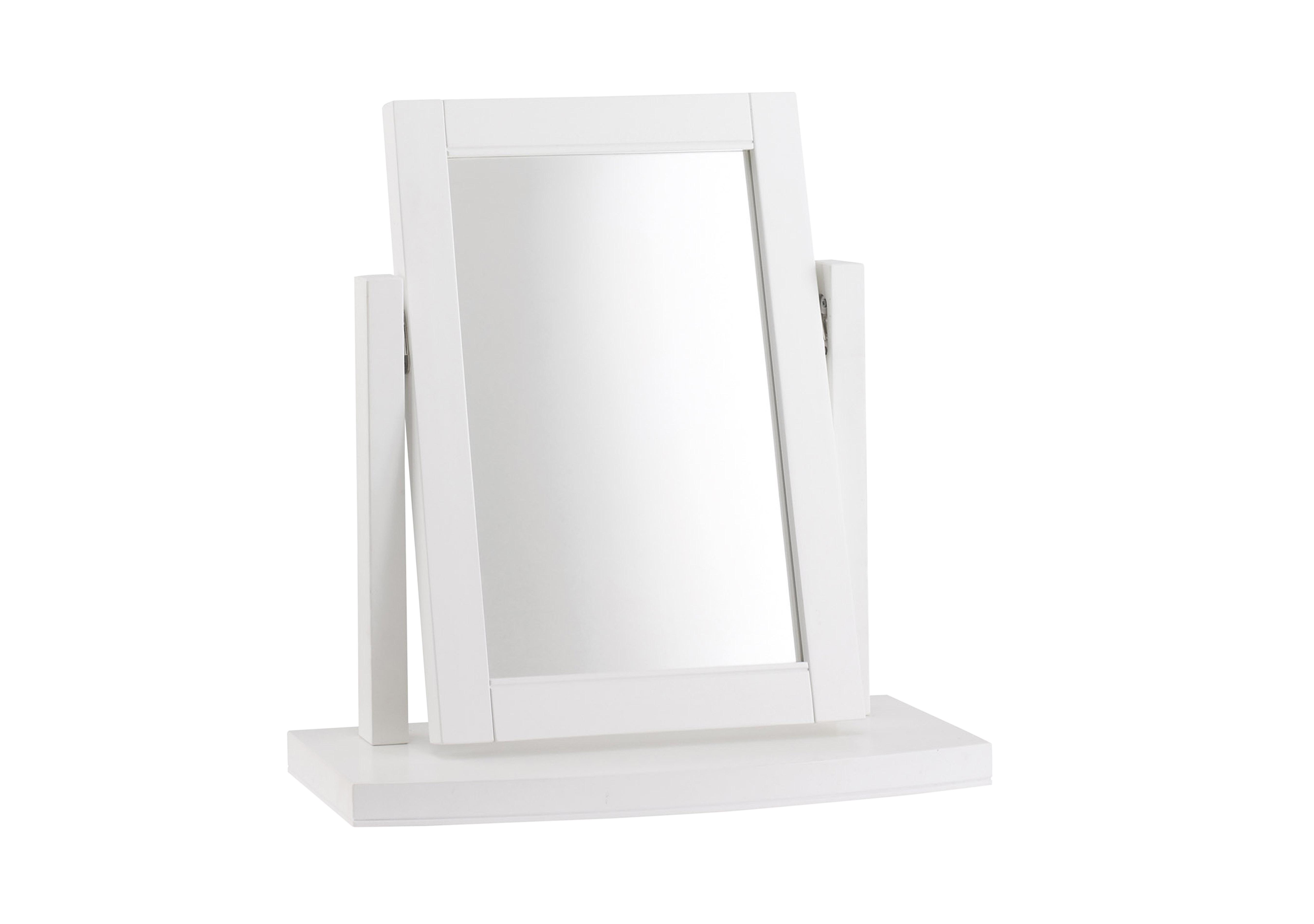 Emily Vanity Mirror in White on Furniture Village