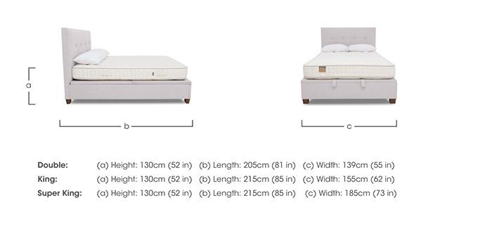 Hadley Ottoman Bed Frame in  on Furniture Village