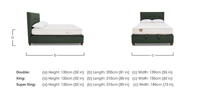 Hadley Ottoman Bed Frame in  on Furniture Village