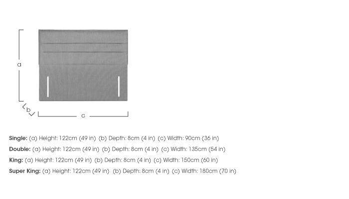 Milano Floor Standing Headboard in  on Furniture Village