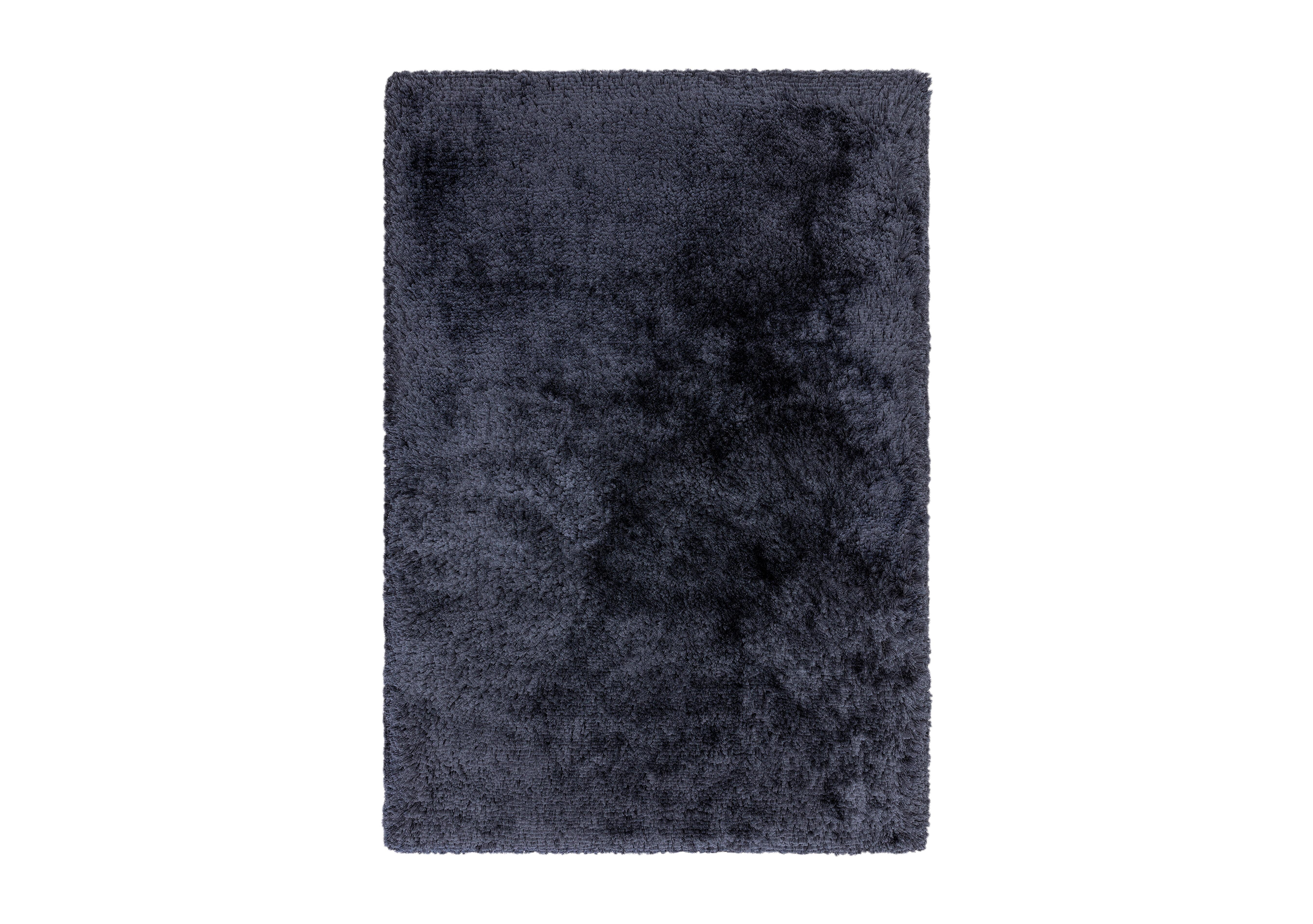 Plush Rug in Navy on Furniture Village
