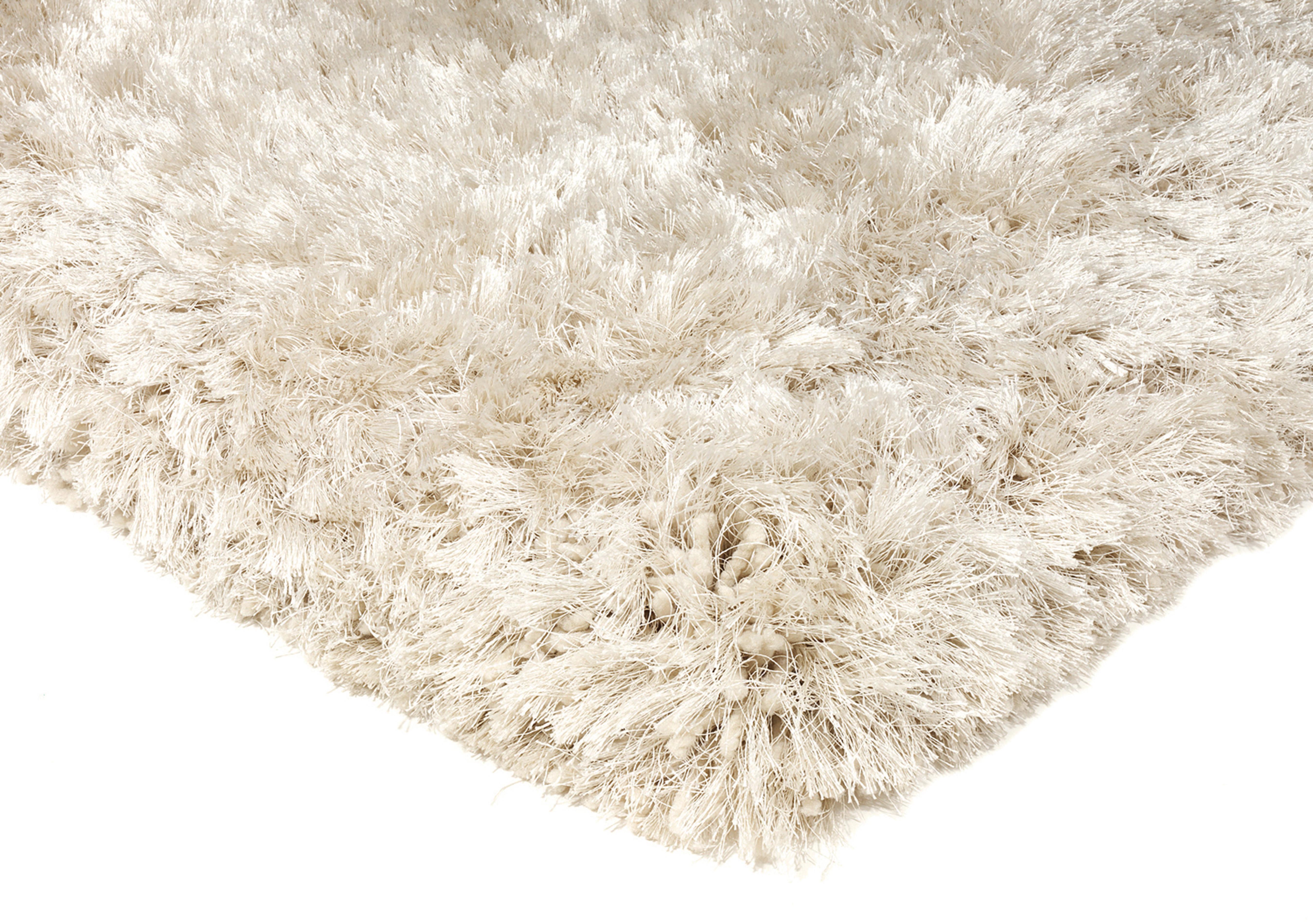 Plush Rug in Pearl on Furniture Village