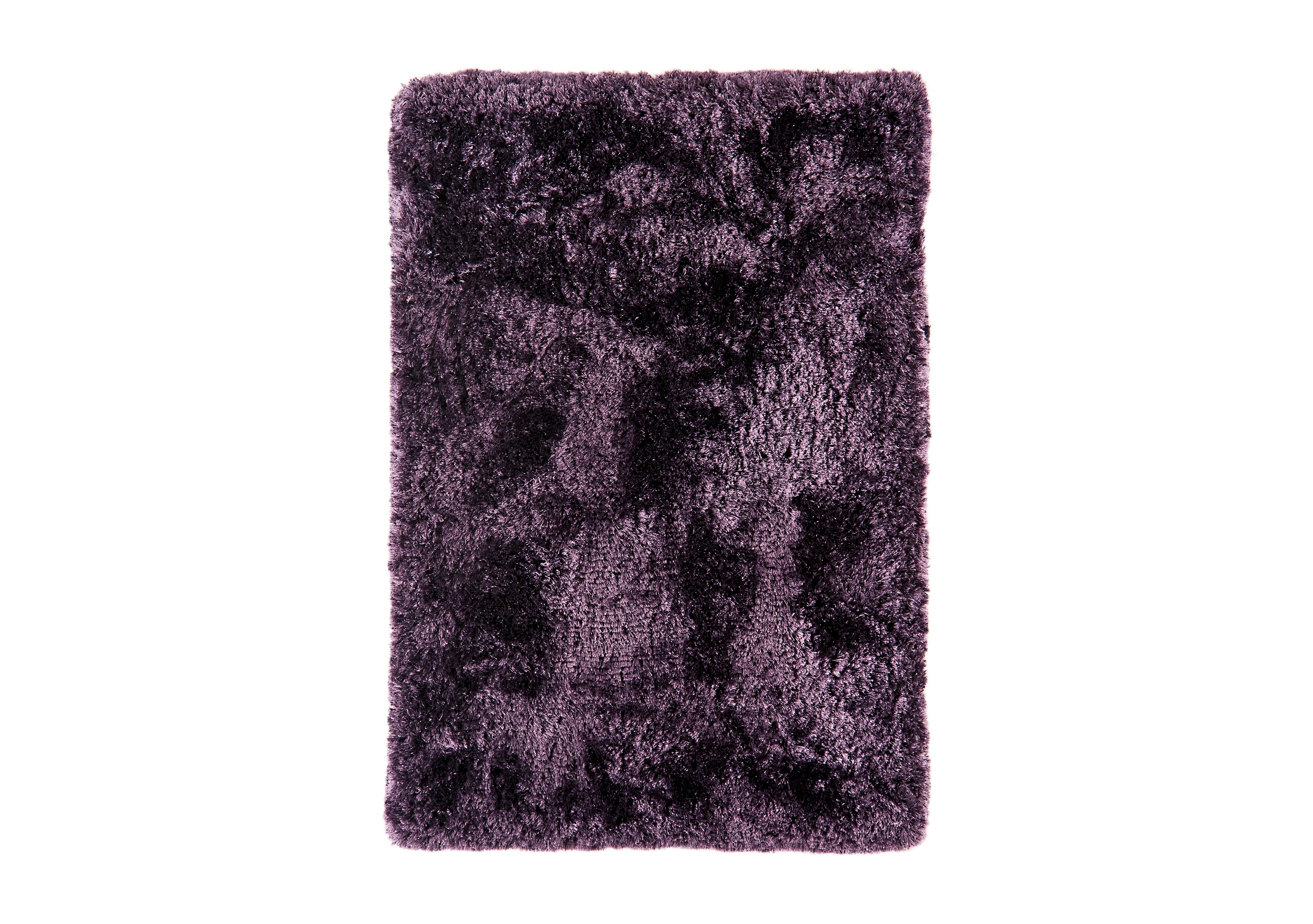 Plush Rug in Purple on Furniture Village