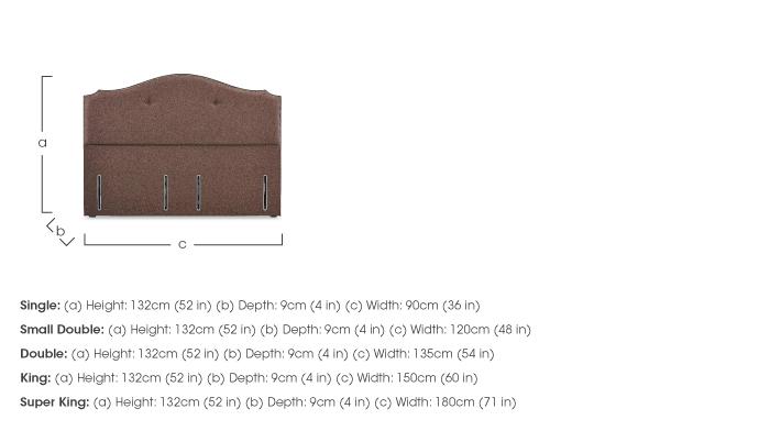 Ritz Headboard in  on Furniture Village