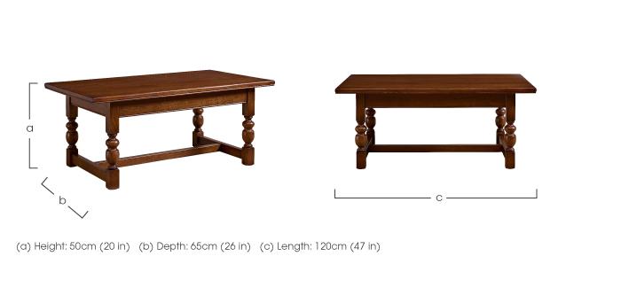 Old Charm Aldeburgh Coffee Table in  on Furniture Village