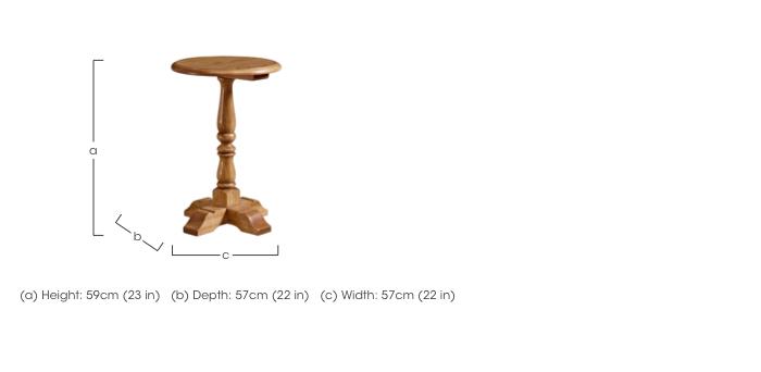 Old Charm Tall Wine Table in  on Furniture Village
