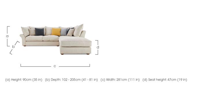 Catalina Corner Sofa in  on Furniture Village