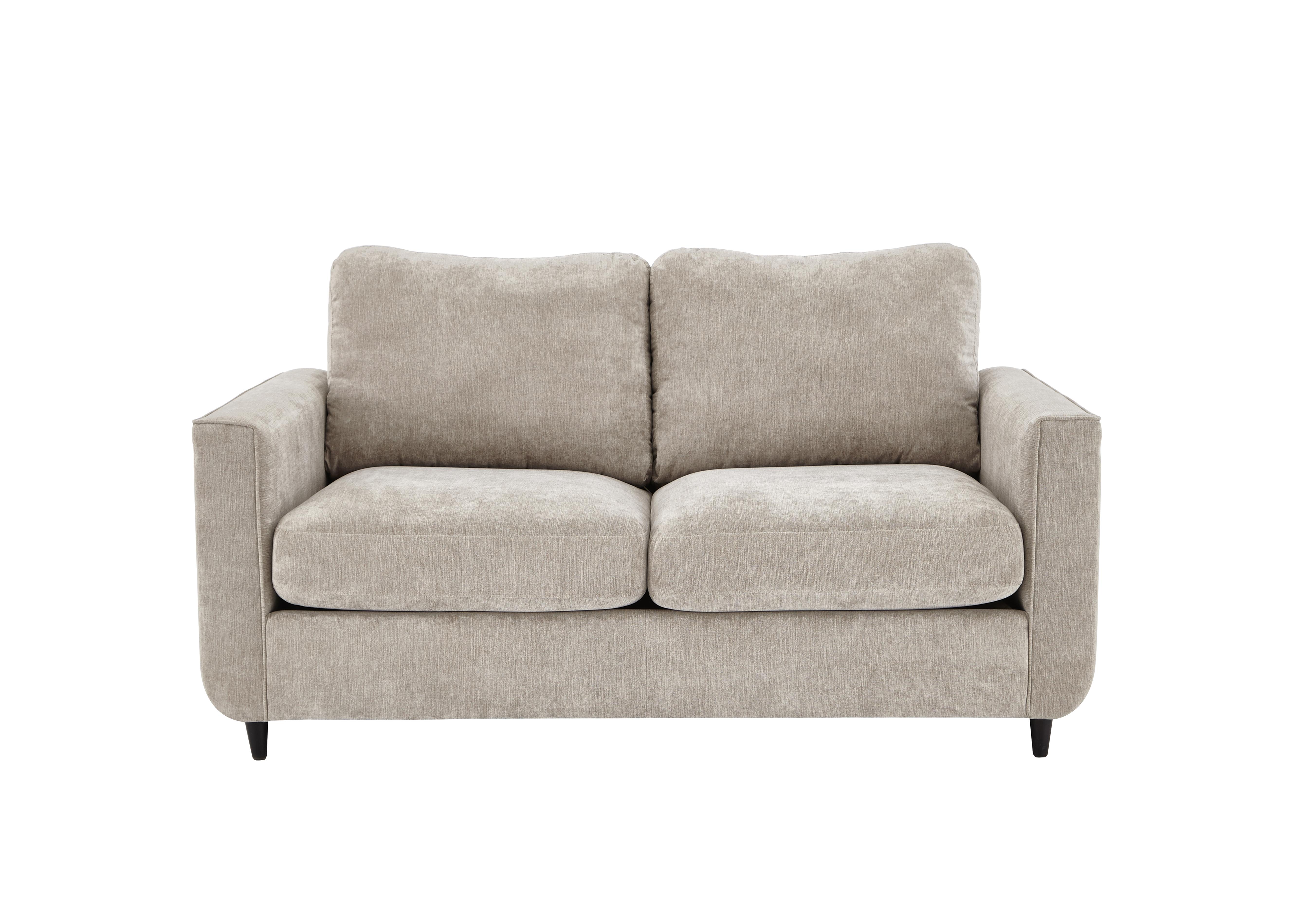 Esprit 2 Seater Fabric Sofa in Silver Ebony Feet on Furniture Village