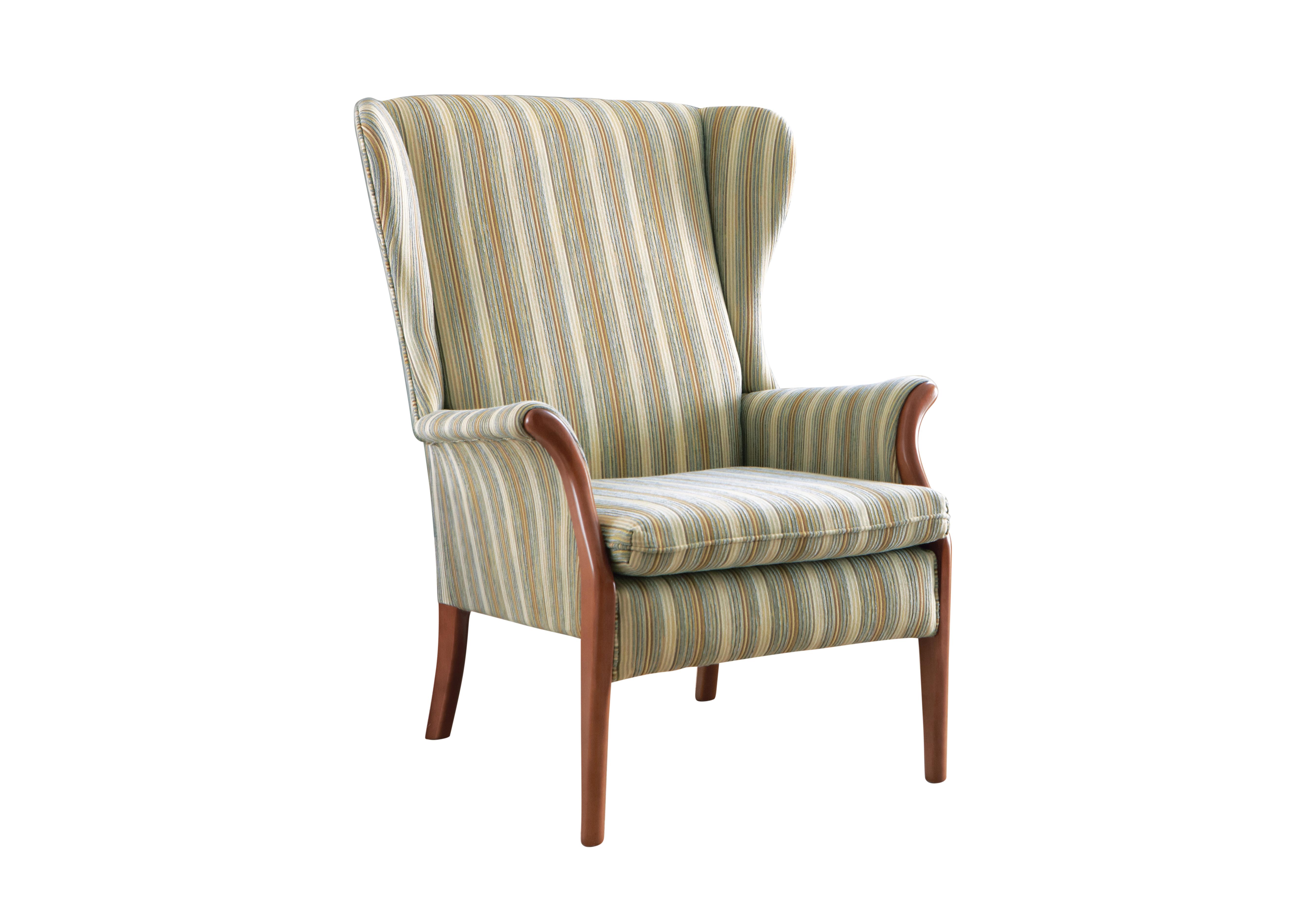 Froxfield wing chair in 050042-0061 Camden Blue on Furniture Village
