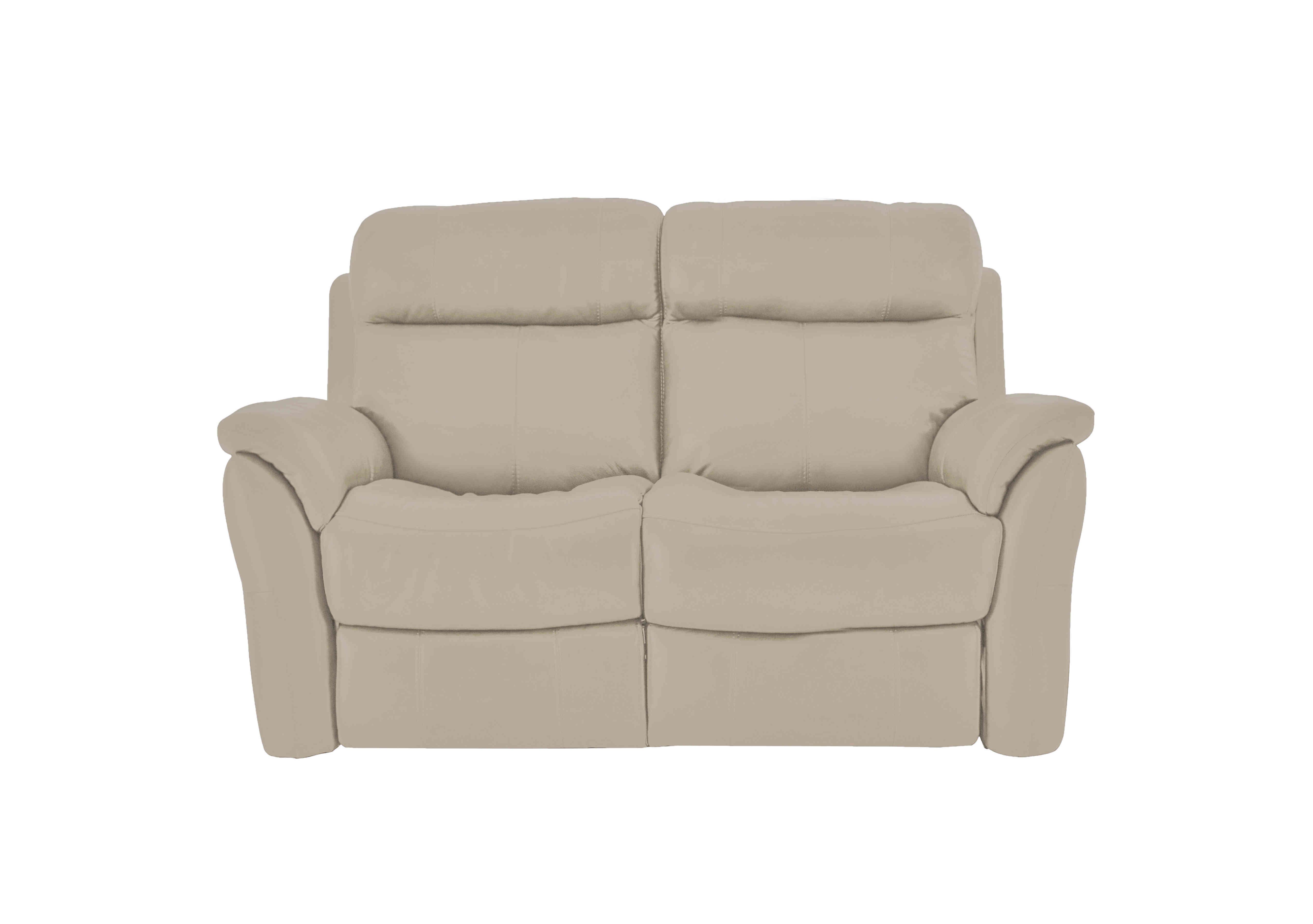 Relax Station Revive 2 Seater Leather Sofa in Bv-041e Dapple Grey on Furniture Village