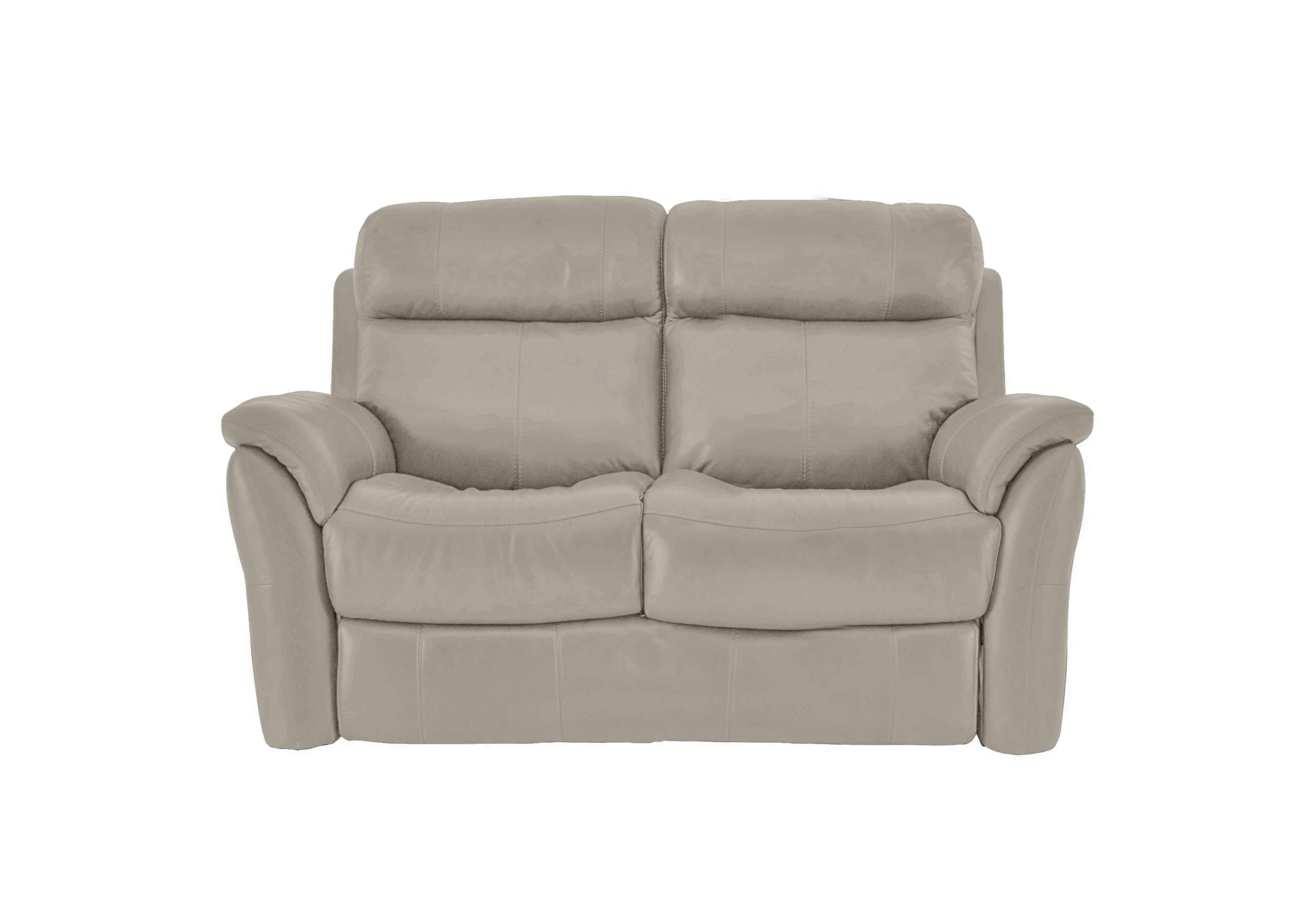 Relax Station Revive 2 Seater Leather Sofa in Bv-946b Silver Grey on Furniture Village
