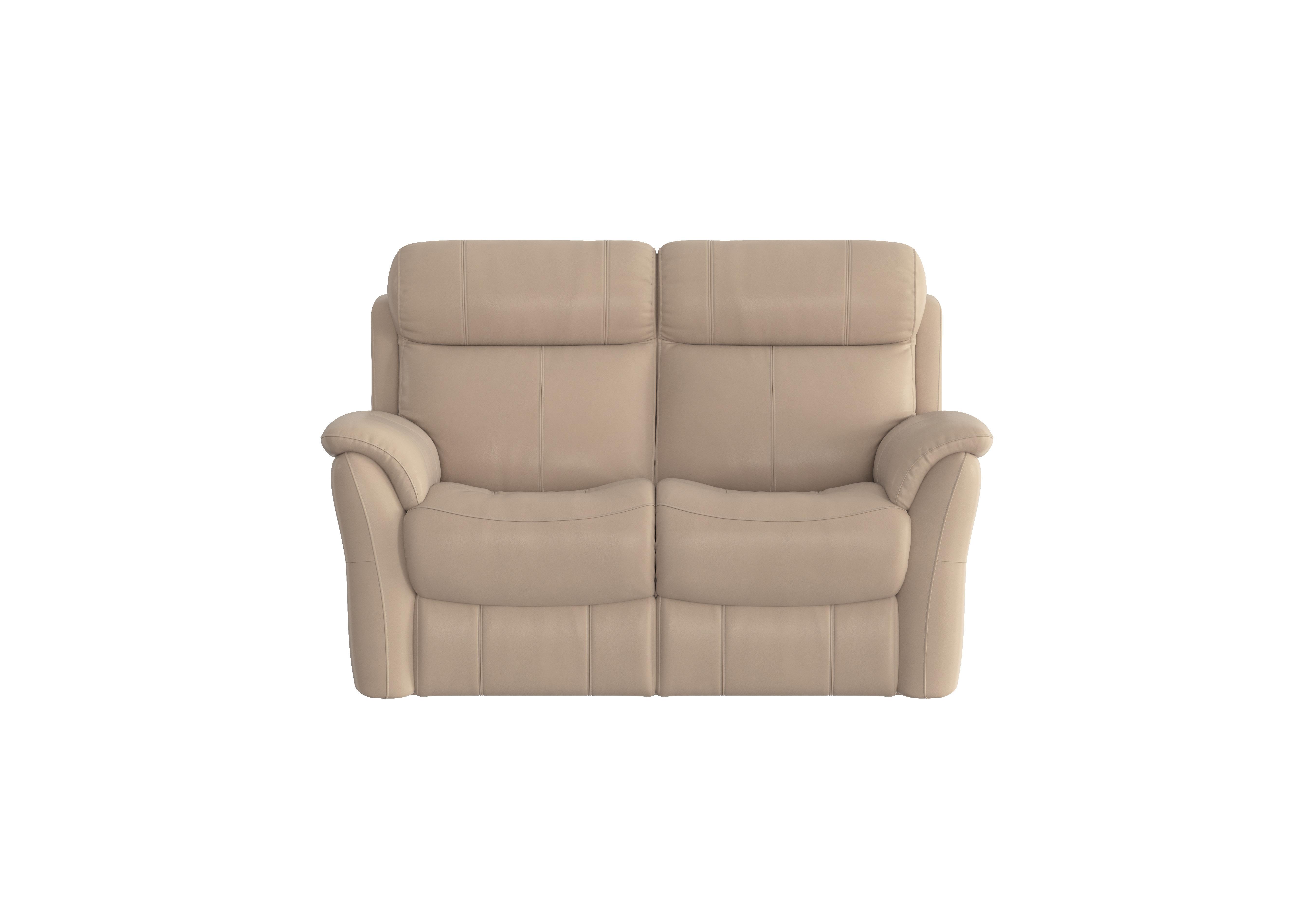 Relax Station Revive 2 Seater Leather Sofa in Nc-039c Pebble on Furniture Village