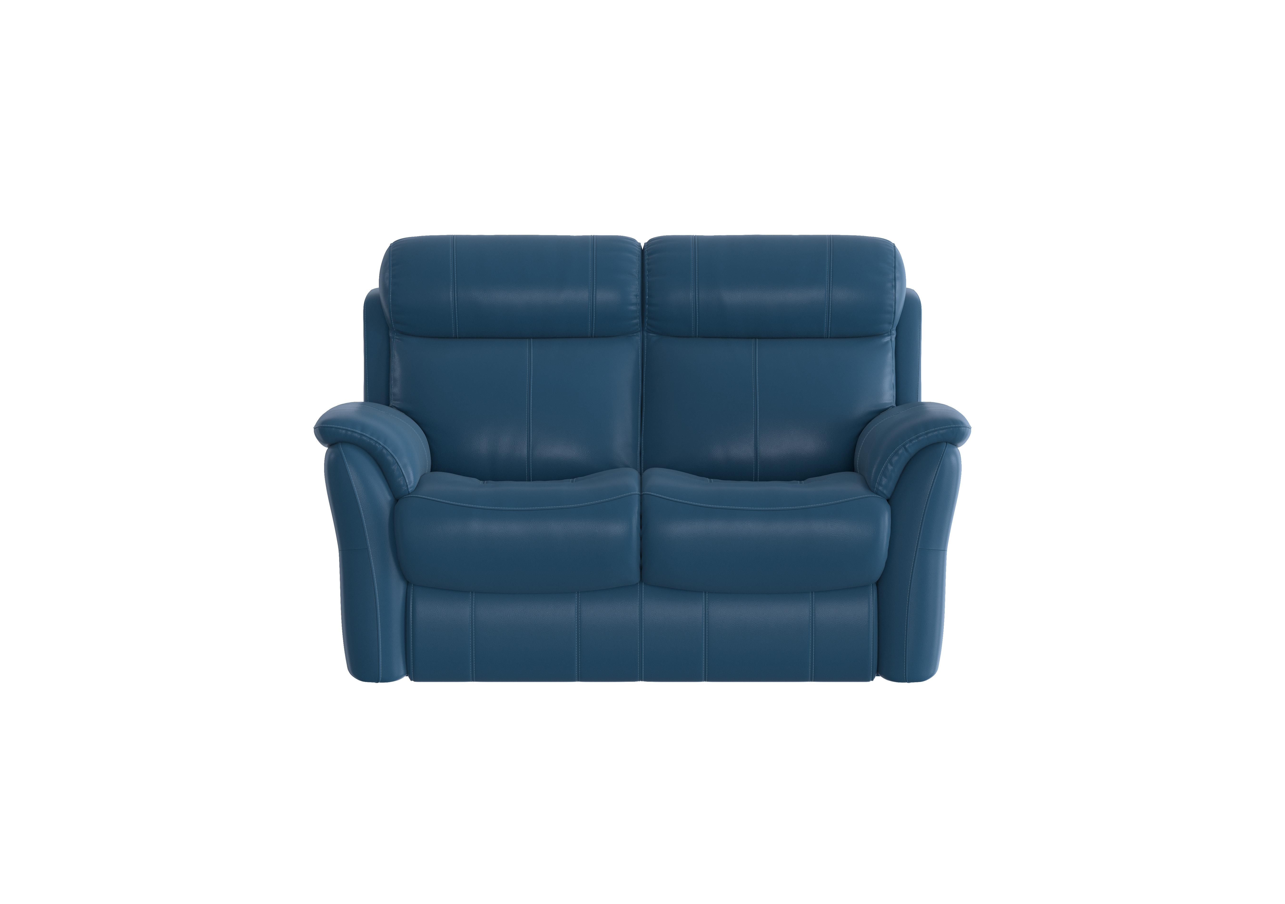 Relax Station Revive 2 Seater Leather Sofa in Nc-284e Carribean Sea on Furniture Village