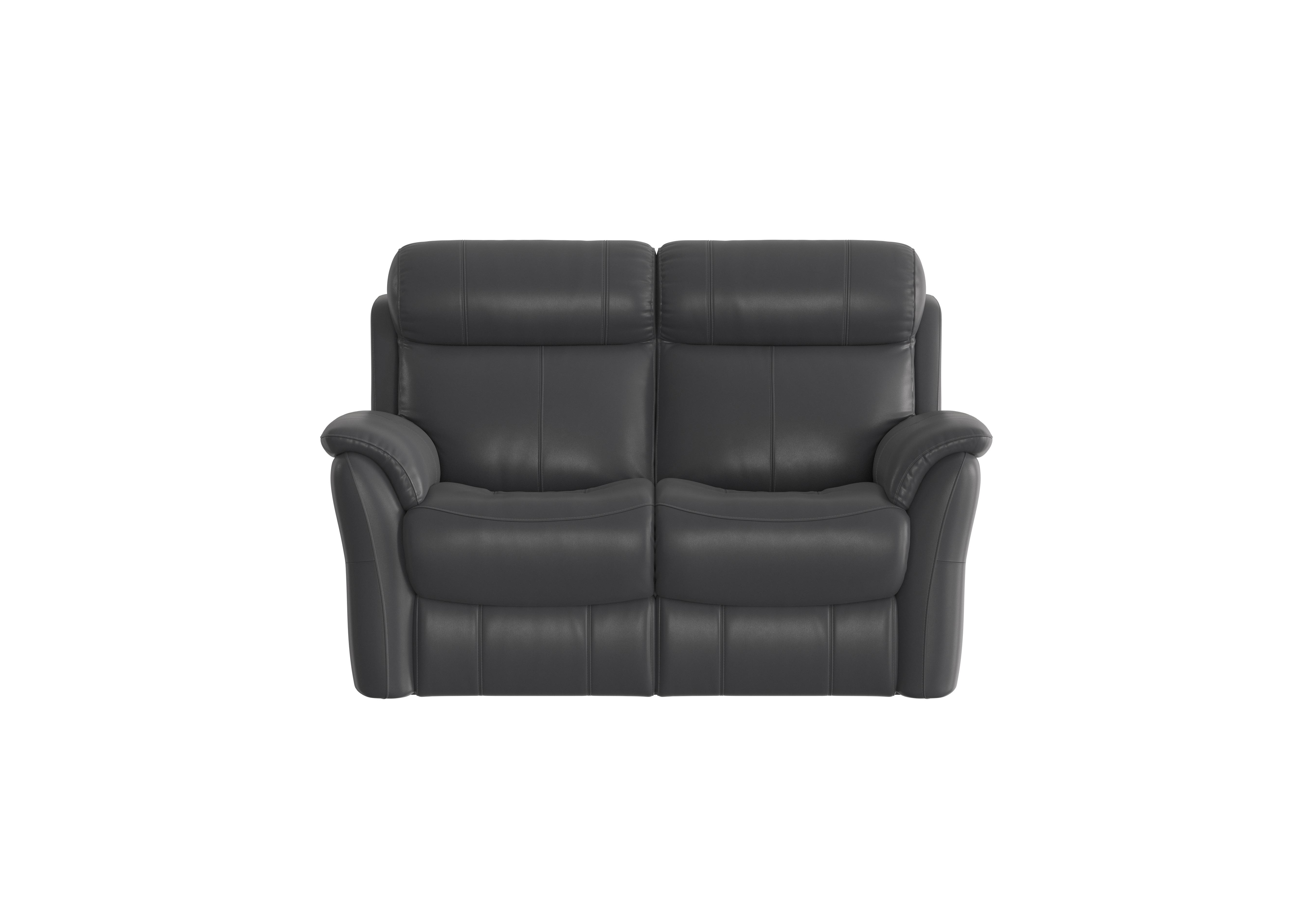 Relax Station Revive 2 Seater Leather Sofa in Sk-486e Carbon Grey on Furniture Village
