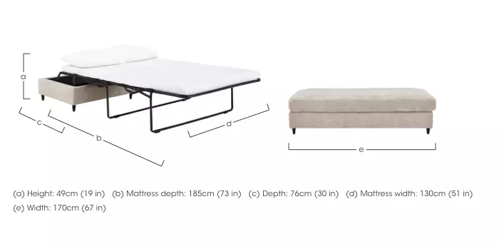 Footstool bed double hotsell