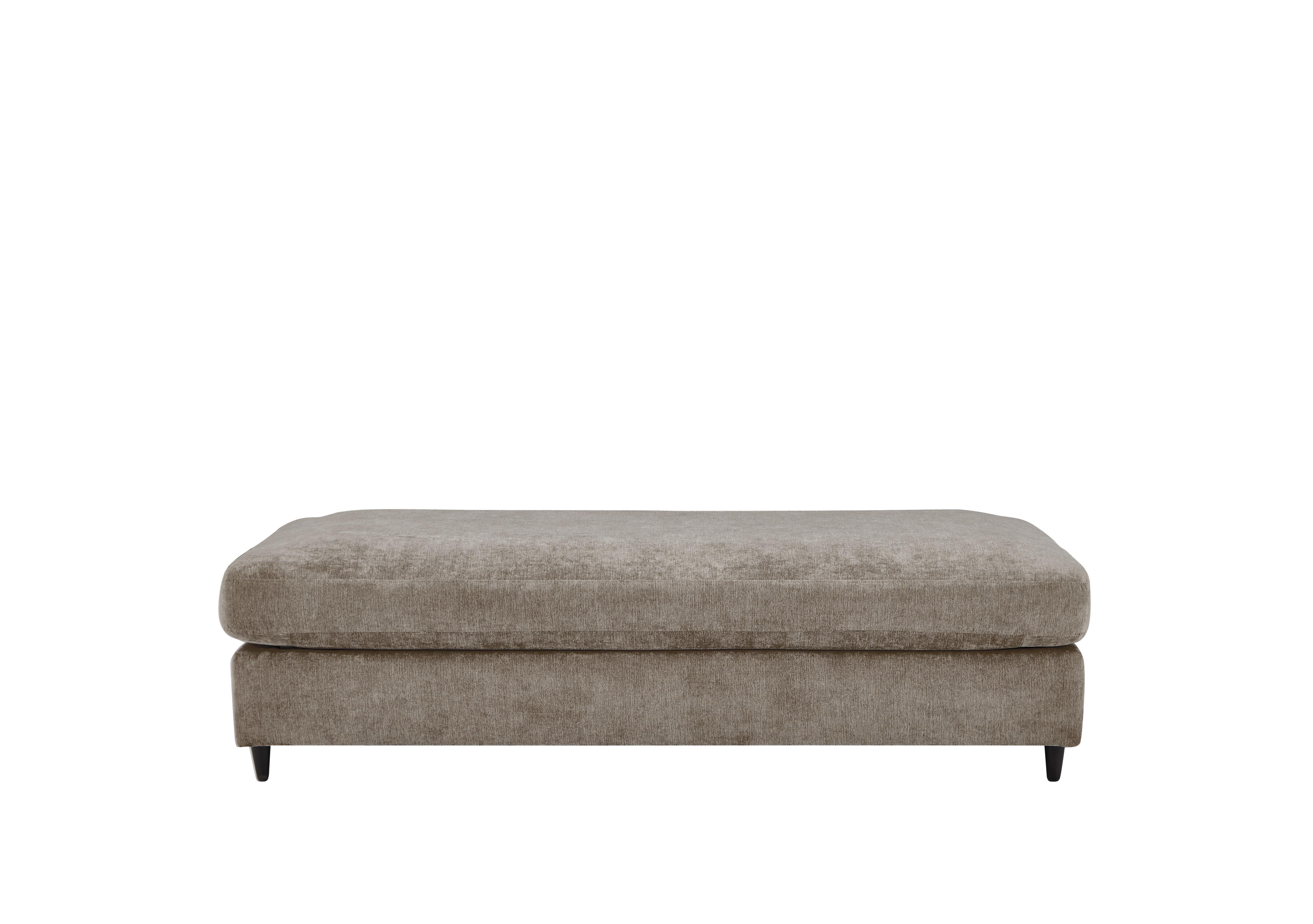Esprit Large Fabric Stool Bed in Taupe Ebony Feet on Furniture Village