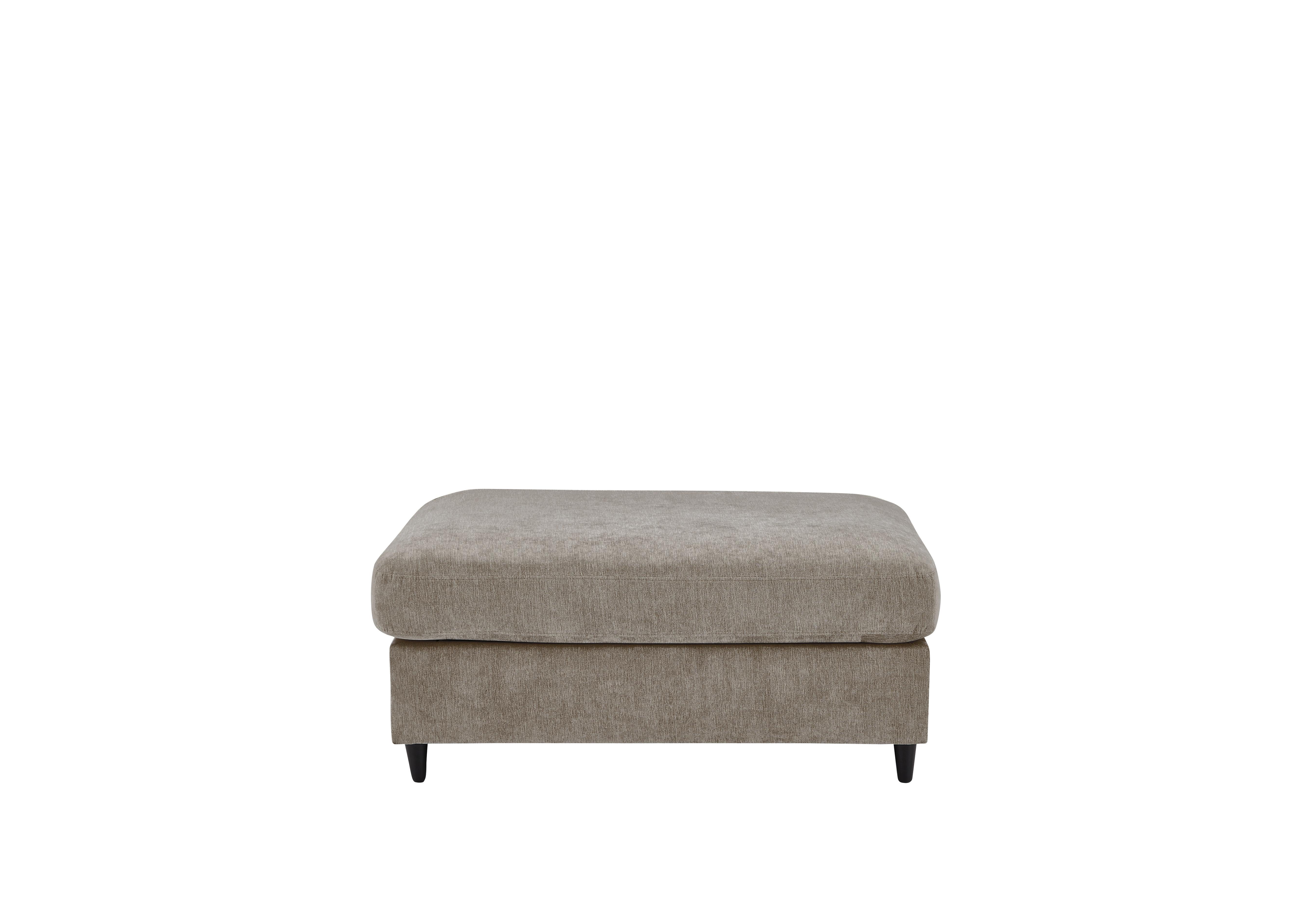 Esprit Small Fabric Stool Sofa Bed in Taupe Ebony Feet on Furniture Village