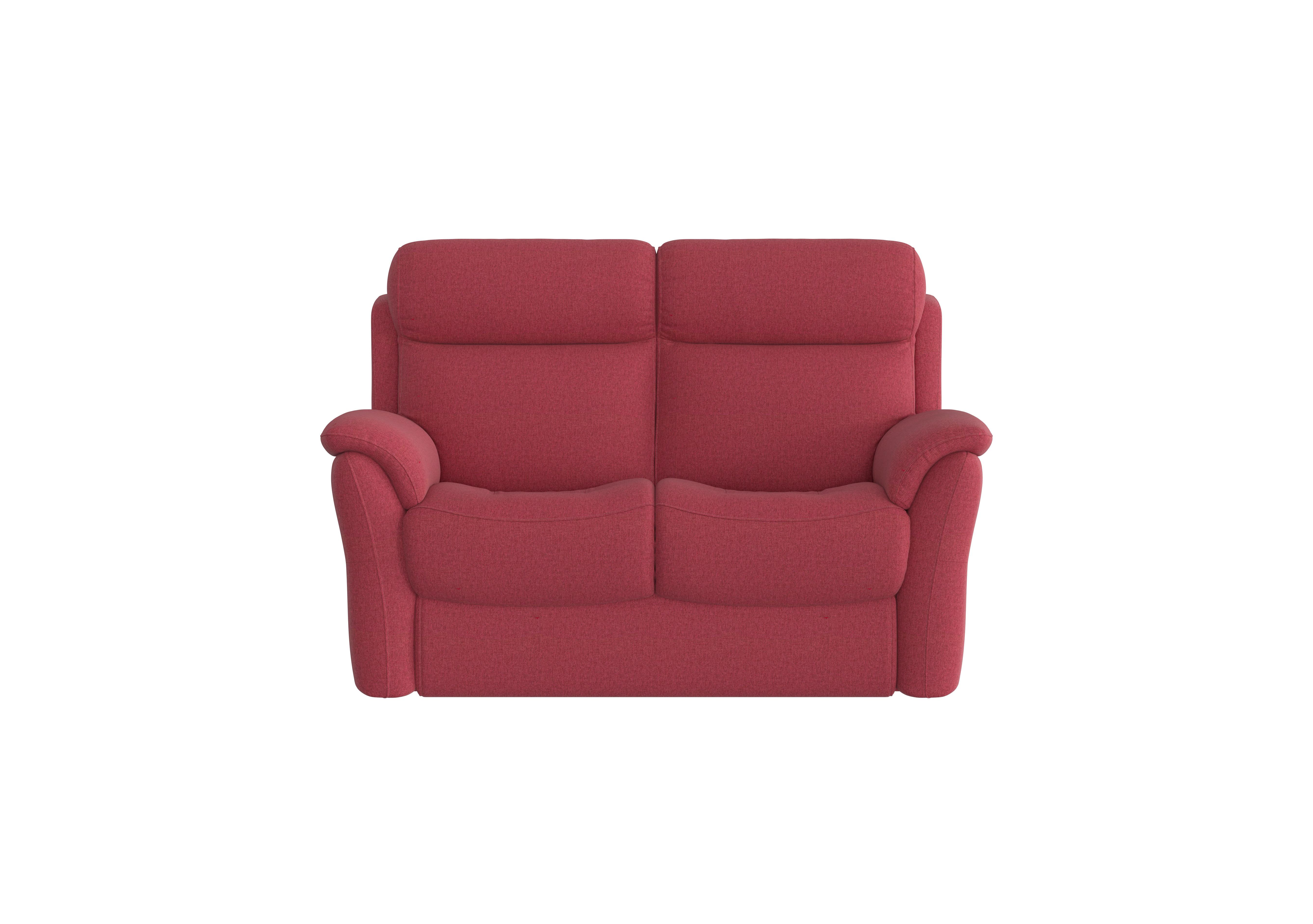 Relax Station Revive 2 Seater Fabric Sofa in Fab-Blt-R29 Red on Furniture Village